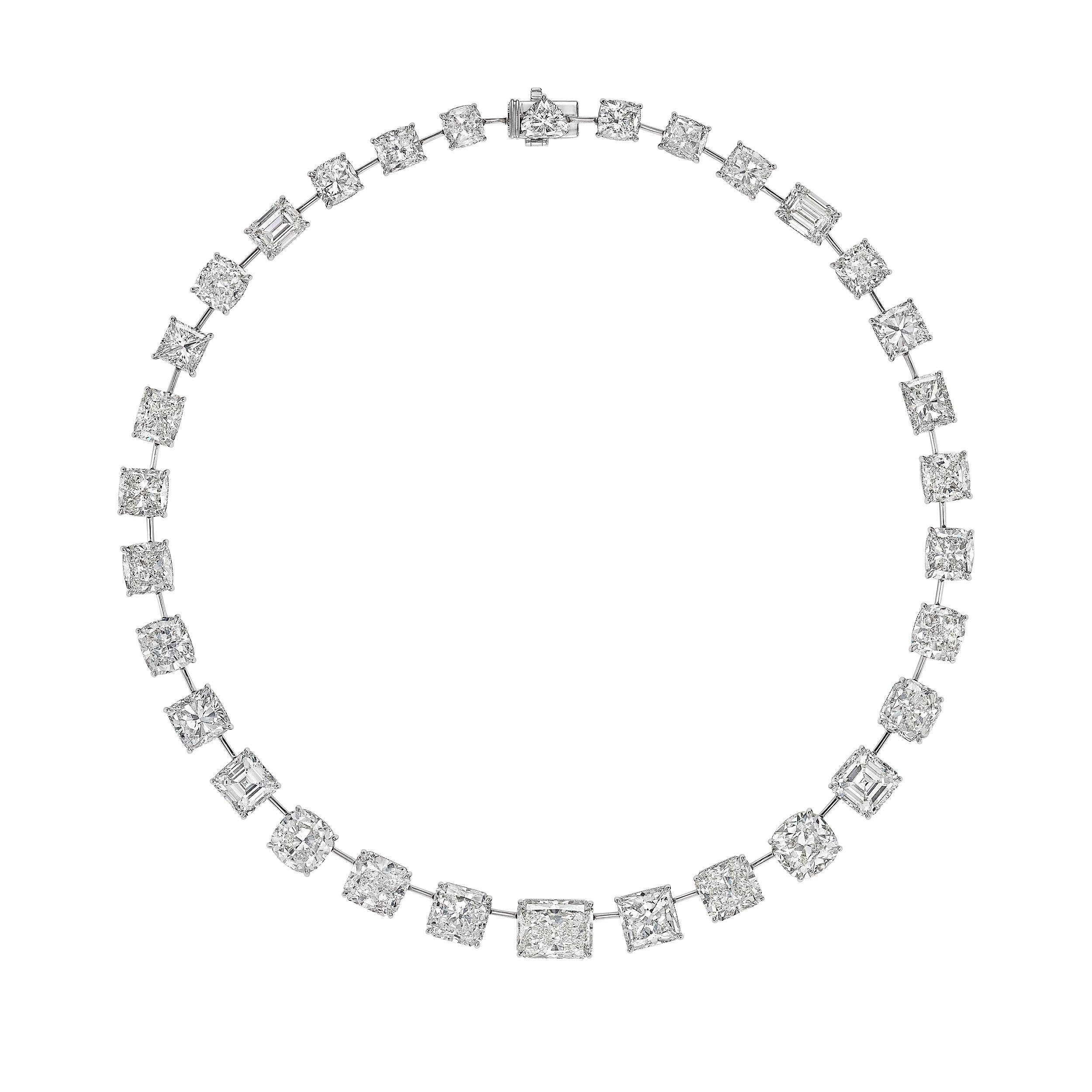 Leviev 'The Imperial Aurora' Necklace Platinum Diamond Necklace N-147