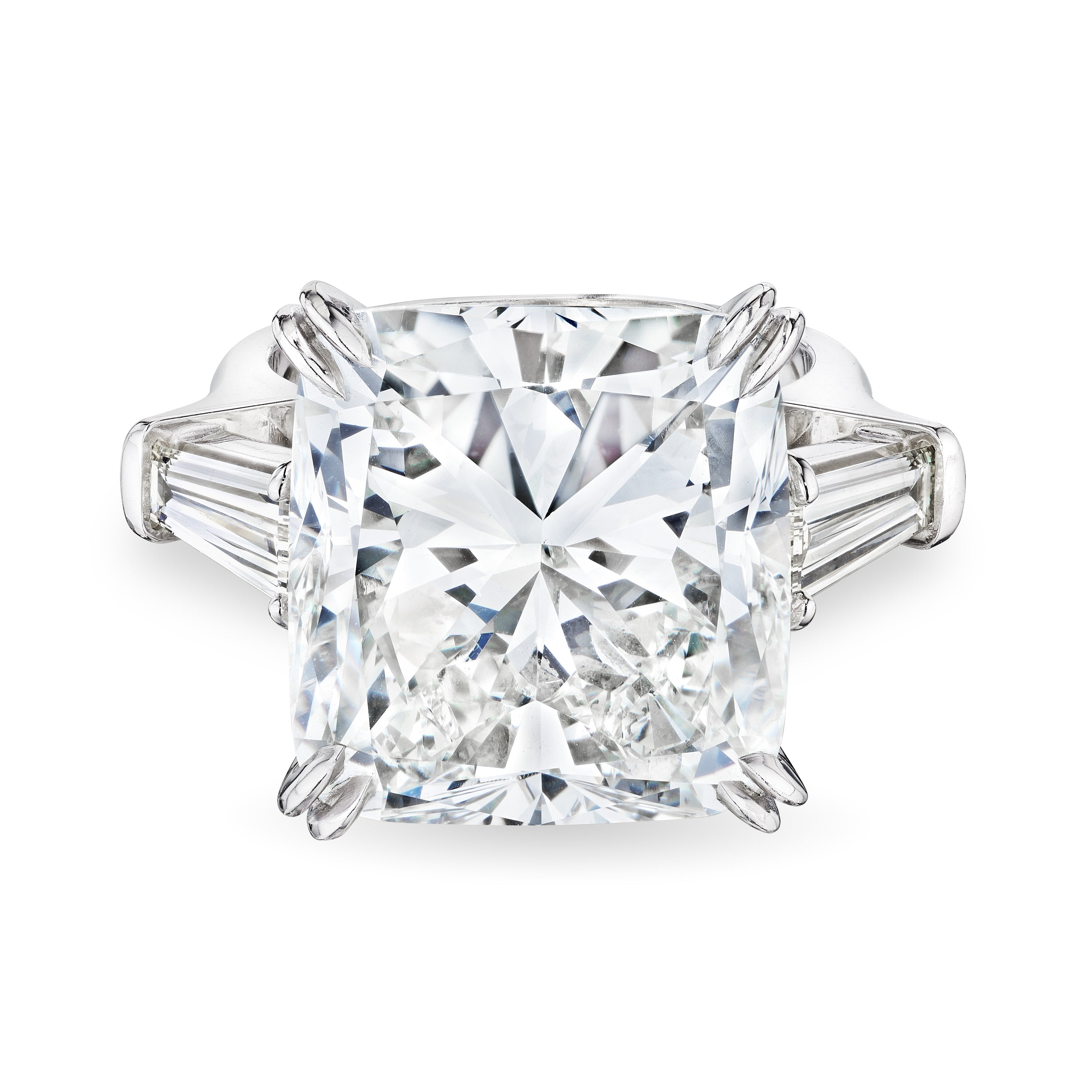 Cushion Cut Diamond Ring, 17 CT - LEVIEV