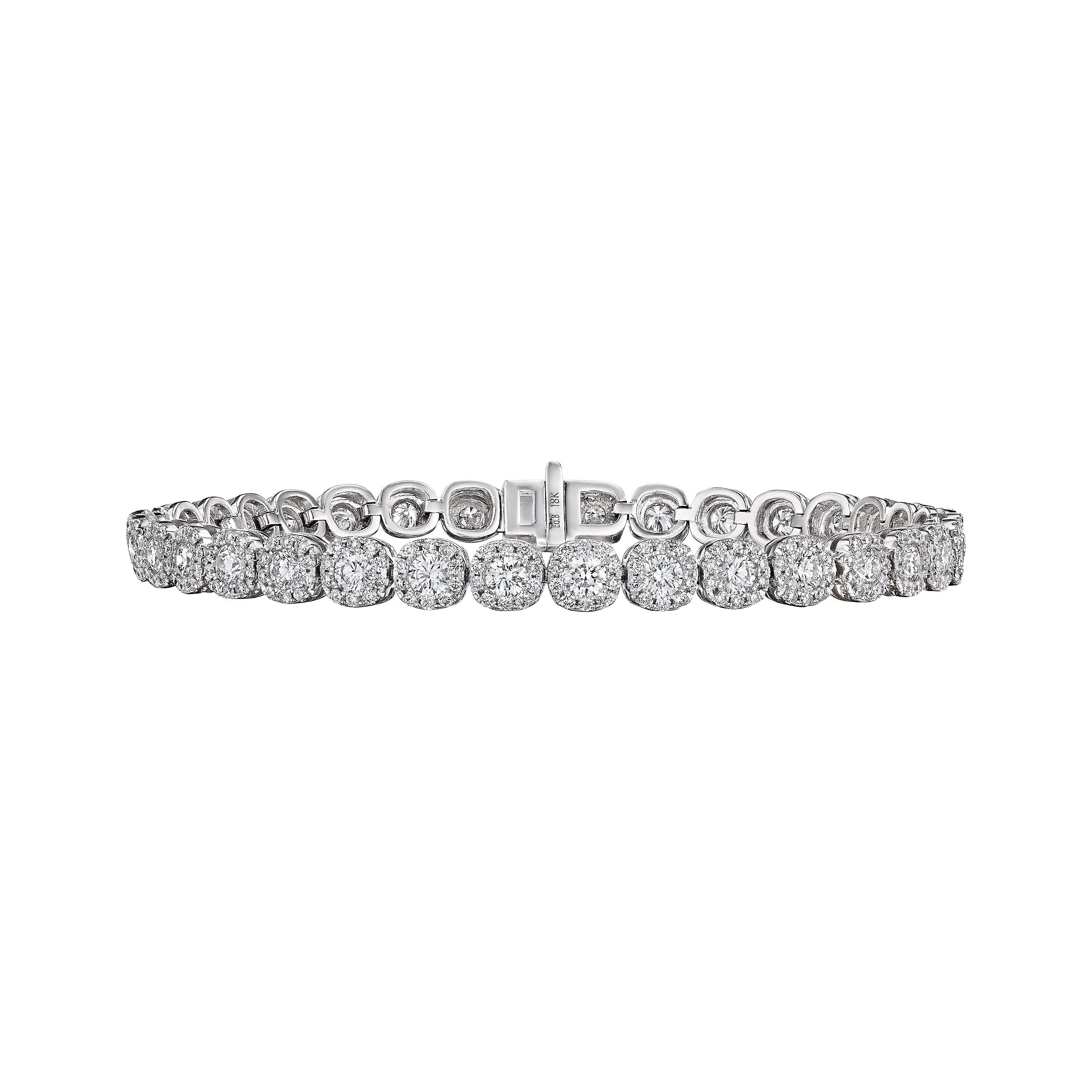 Elysian Sparkle Tennis Bracelet, 5.65 CT - Bracelets - Leviev