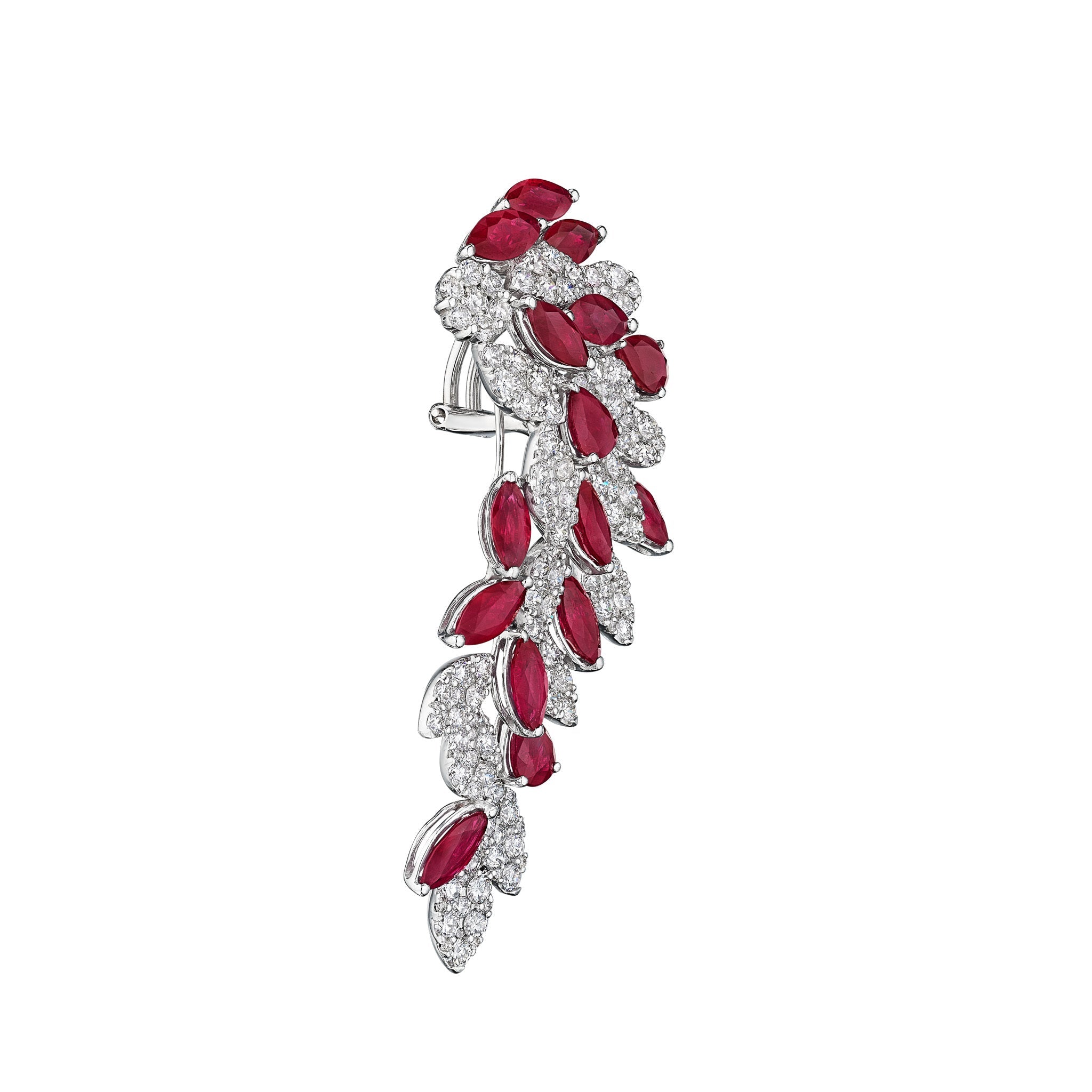 'Lunar Élan' Marquise Diamond Drop Earrings - Earrings - Leviev
