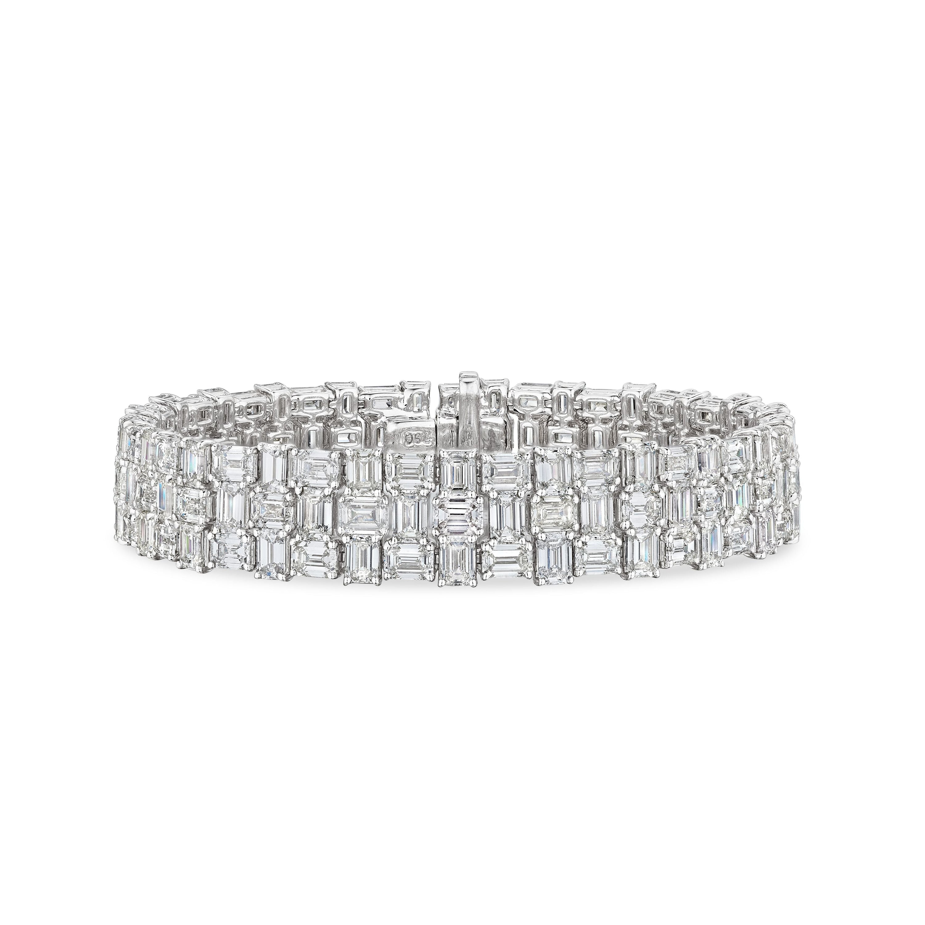 'Lunar Empress' Crystal Weave Bracelet - Leviev