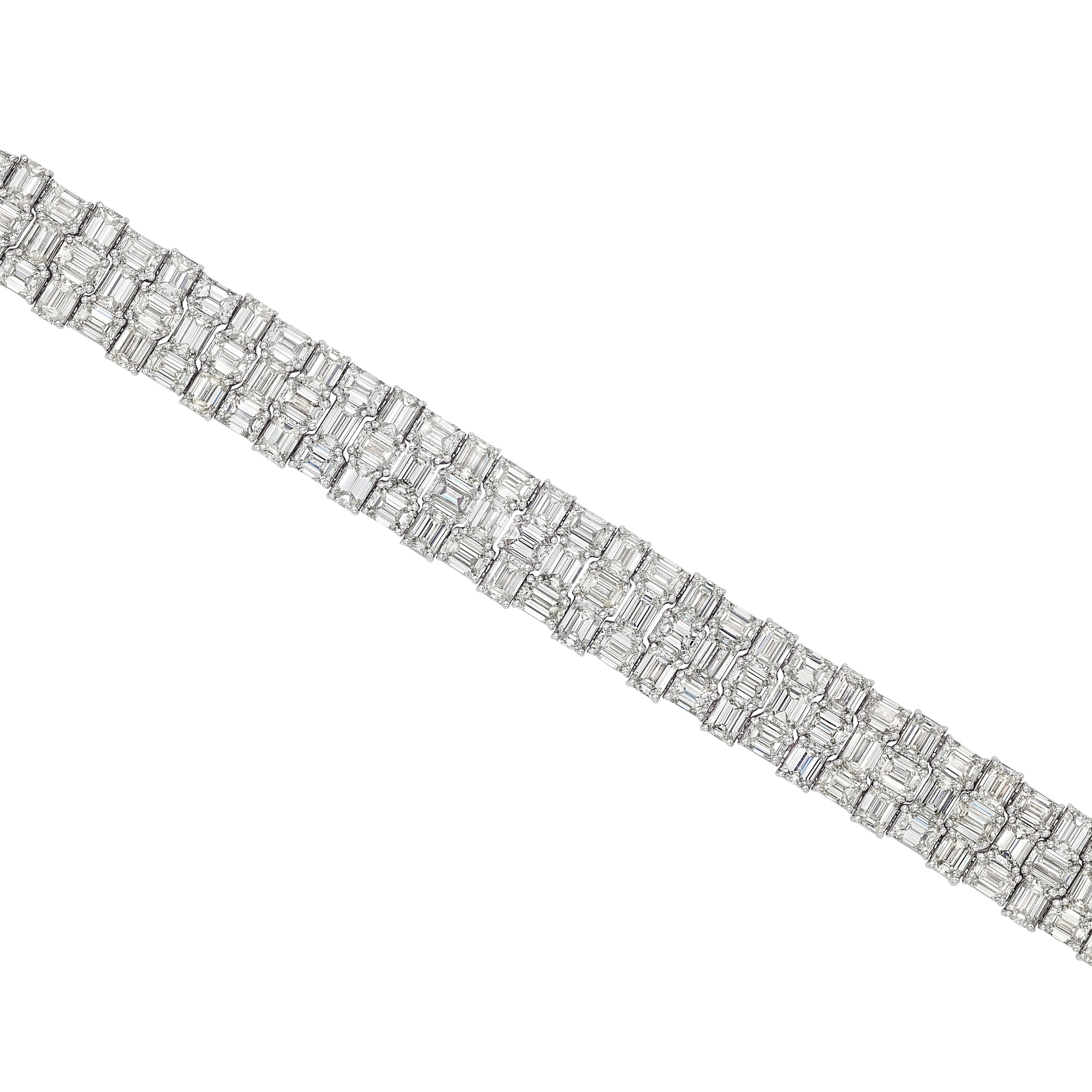 'Lunar Empress' Crystal Weave Bracelet - Leviev