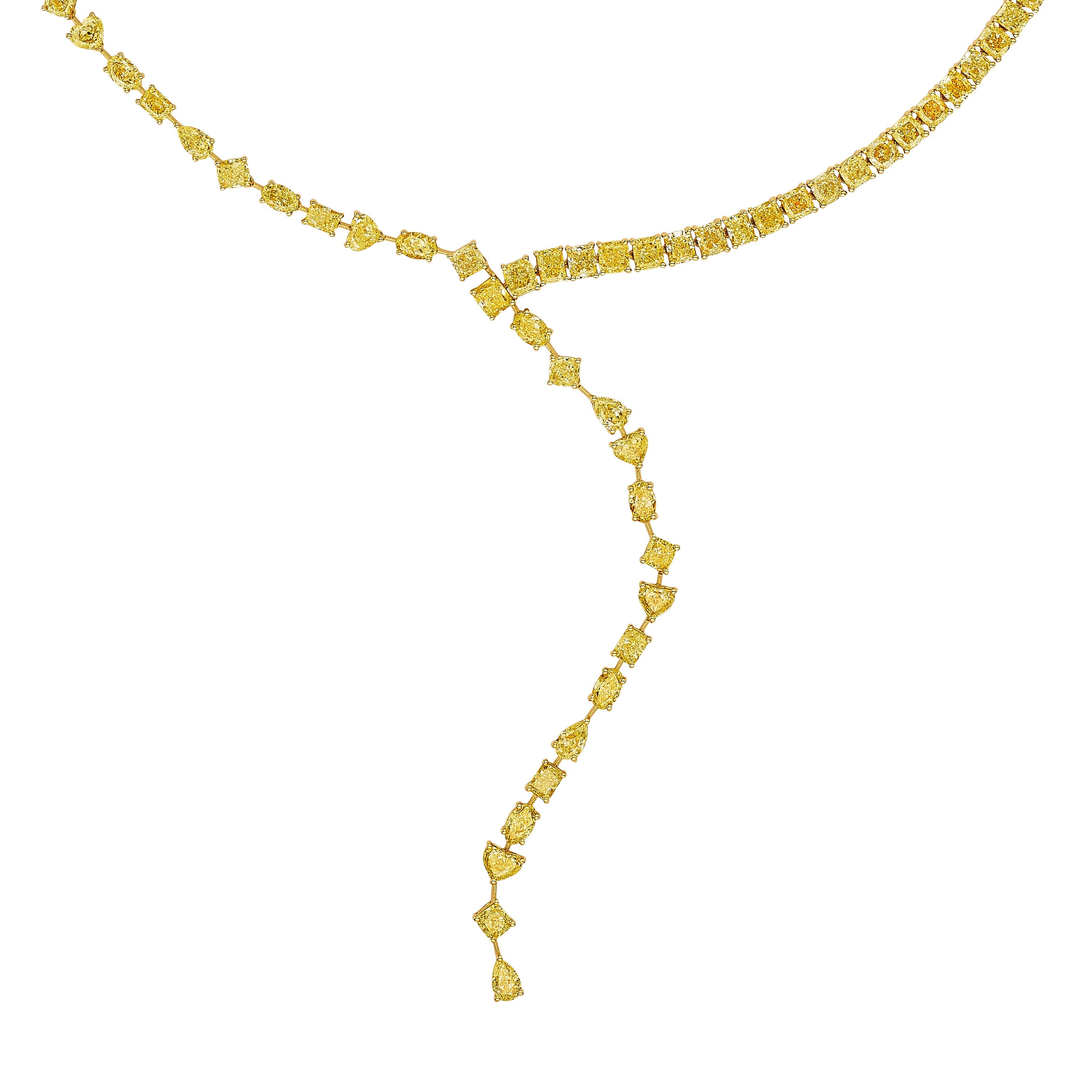 'Lustre Étoilée' Golden Radiance Pendant Necklace - Leviev