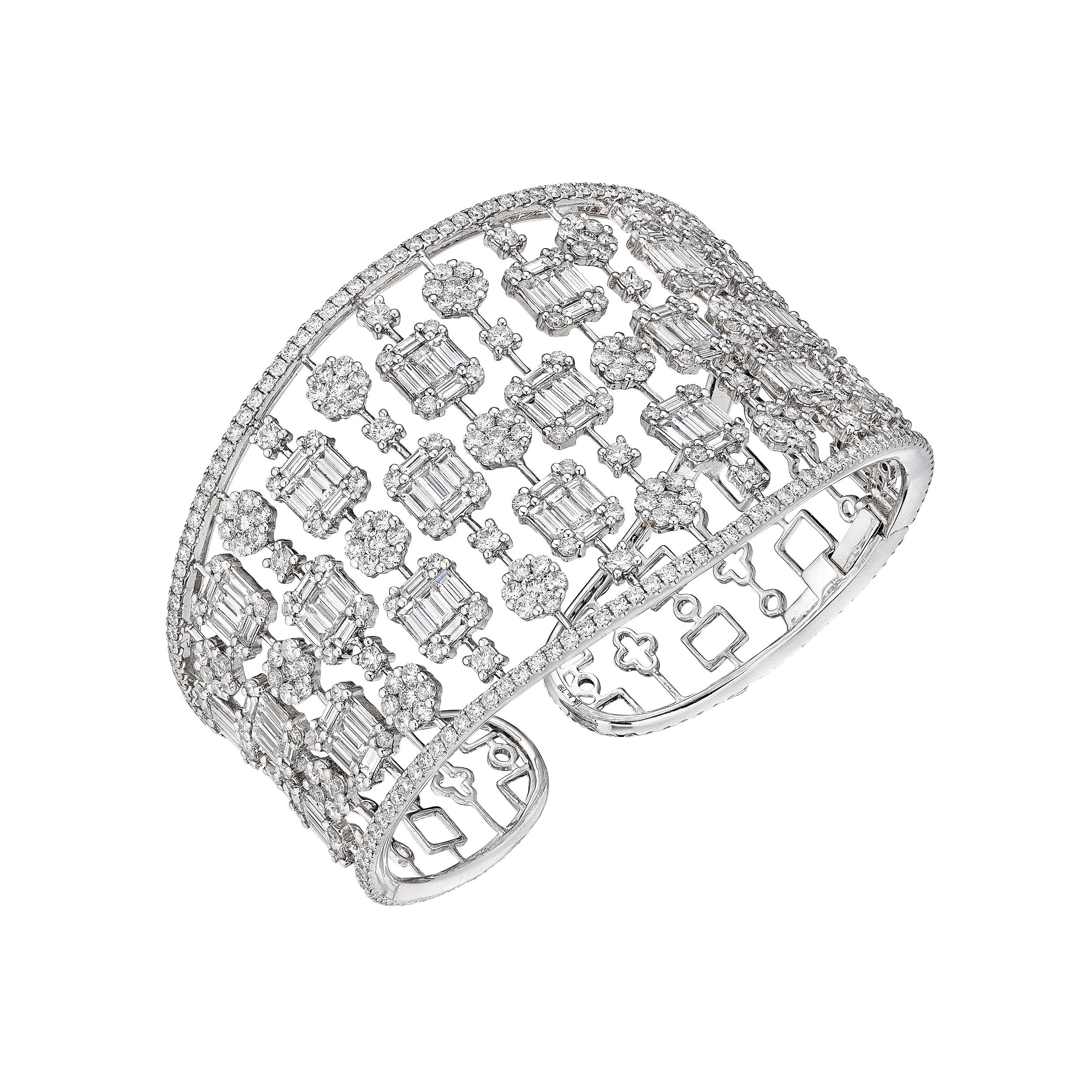 Majestic Lace Cuff, 17.75 CT - Bracelets - Leviev