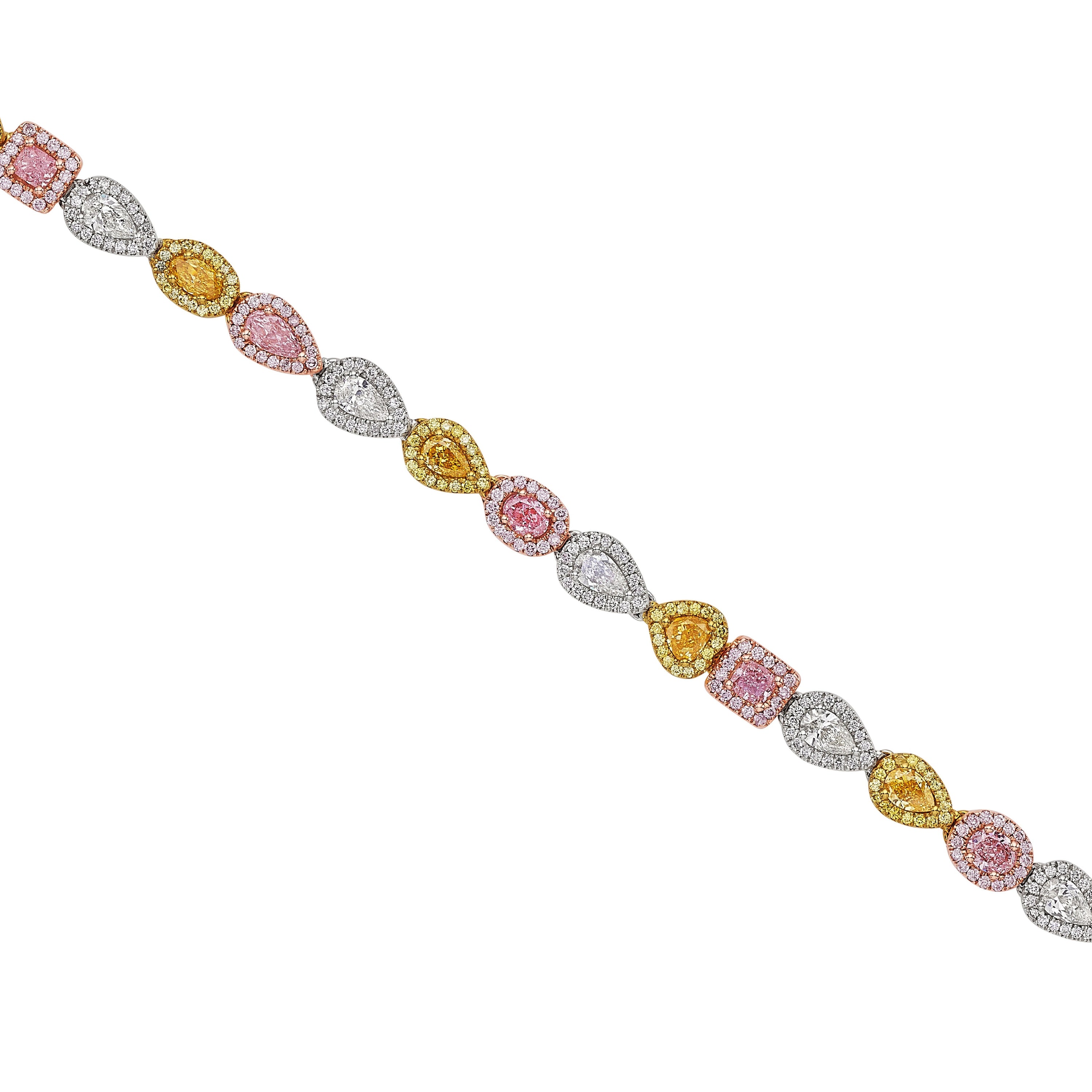 ‘Starlit Reverie’ Fancy Diamond Bracelet - Leviev