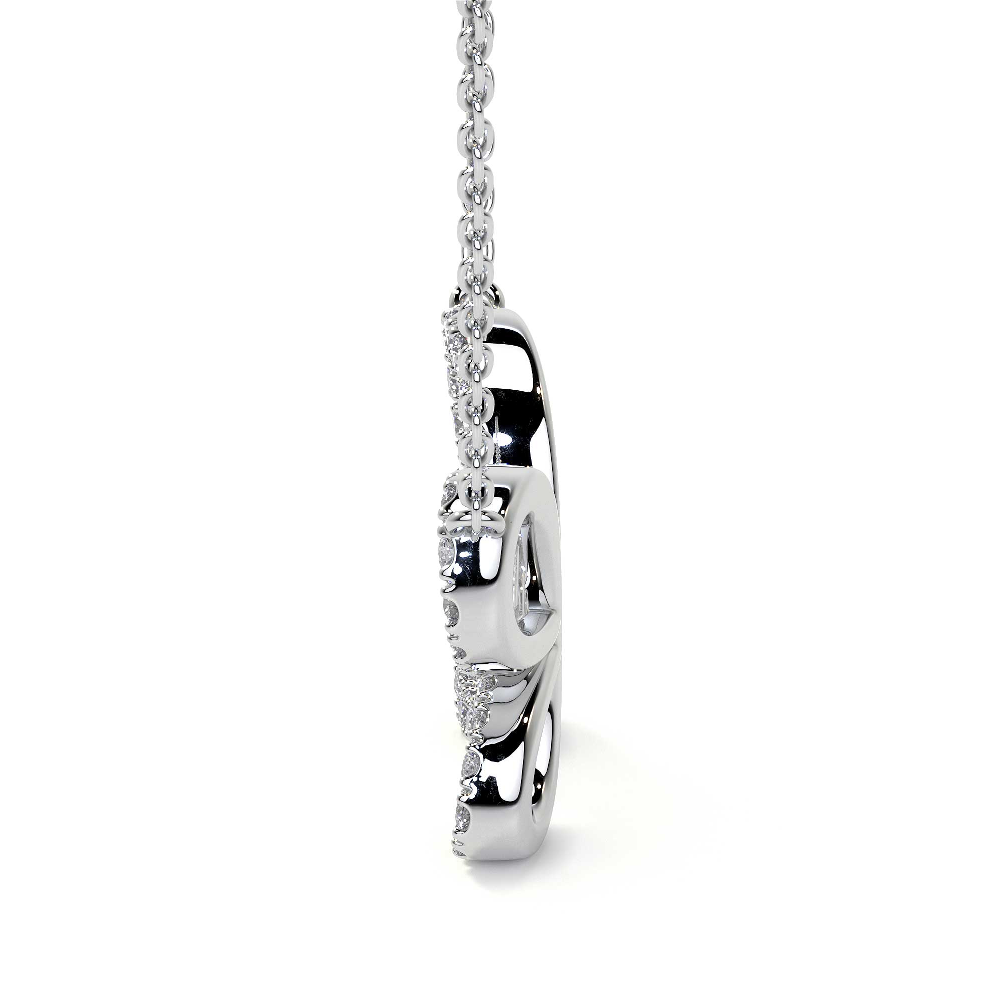 Butterfly Cluster Diamond Necklace - Necklaces - Leviev Diamonds