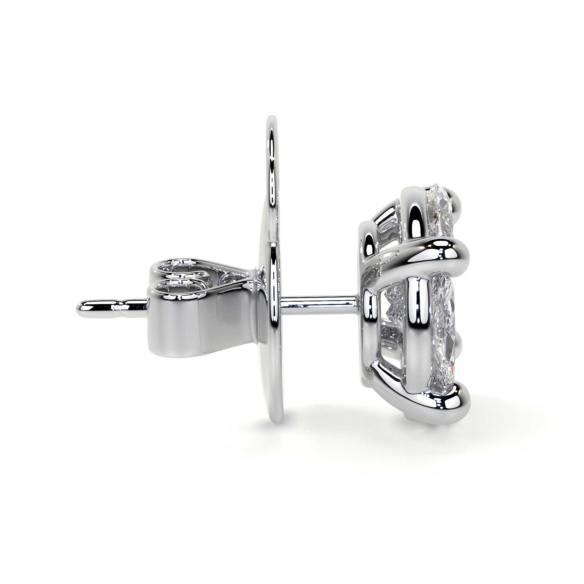 Cluster Diamond Earrings - Earrings - Leviev Diamonds