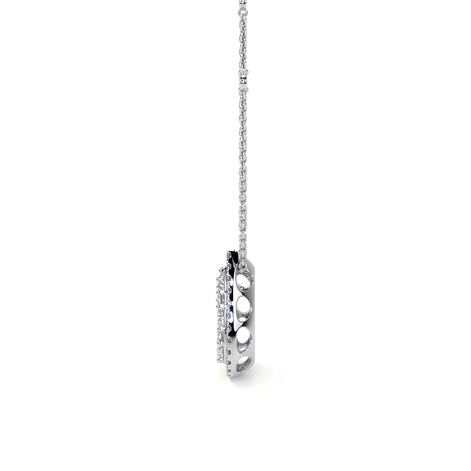 Diamond Pear Pendant Necklace - Necklaces - Leviev Diamonds