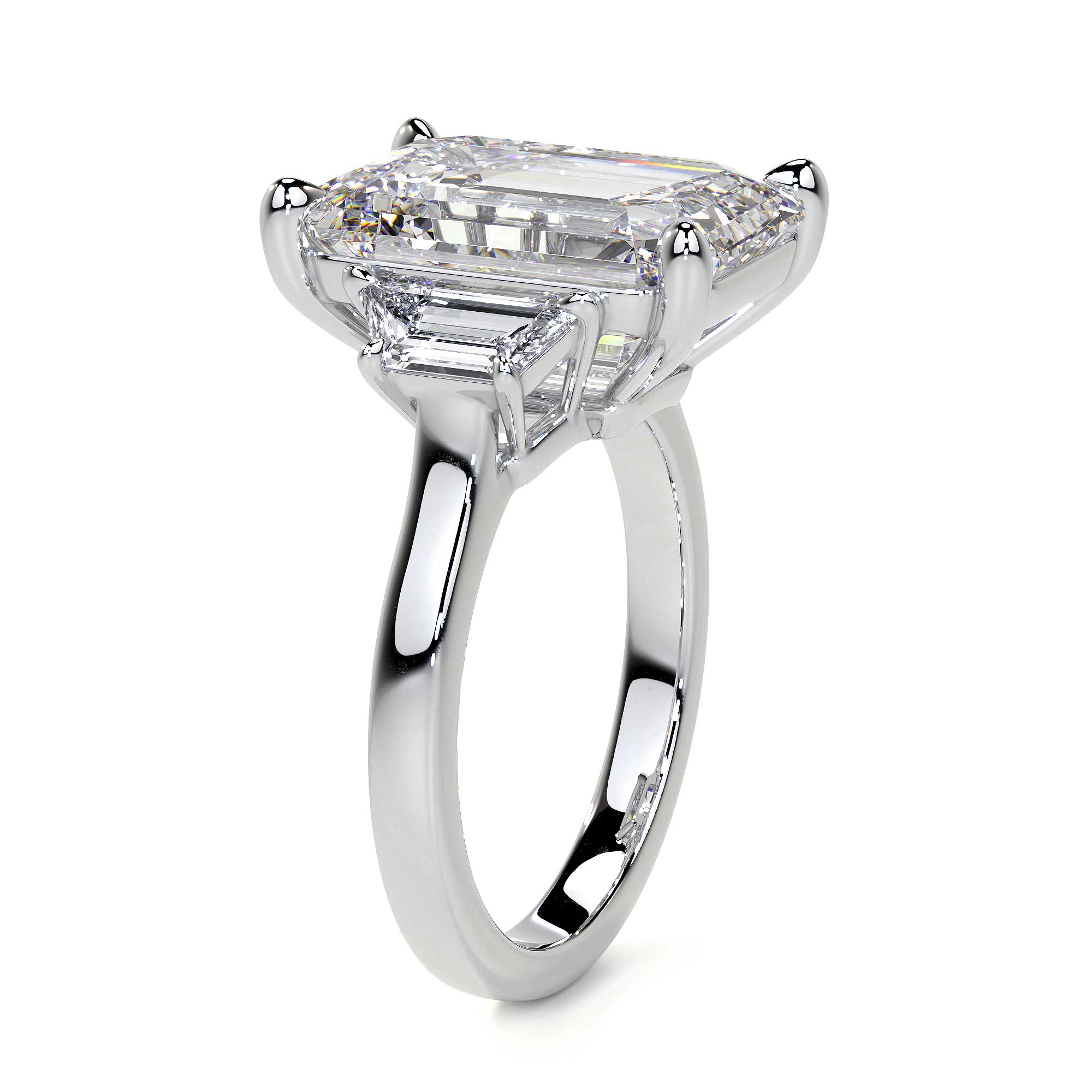 Emerald Cut Diamond Ring, 5 CT - Rings - Leviev Diamonds