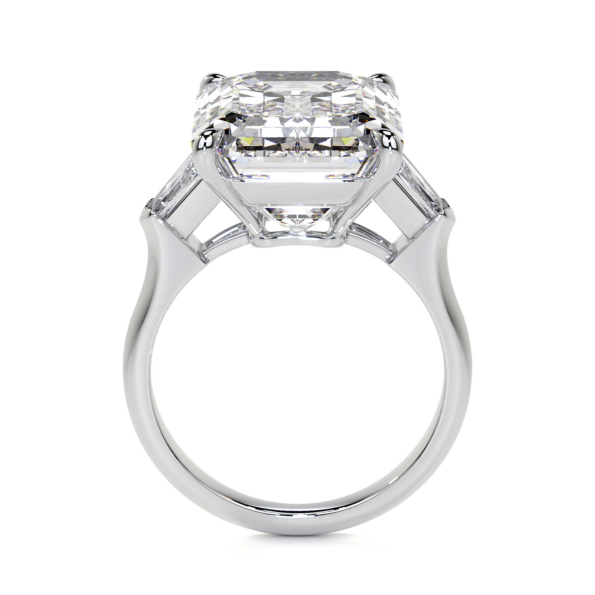 Emerald Cut Diamond Ring, 5 CT - Rings - Leviev Diamonds