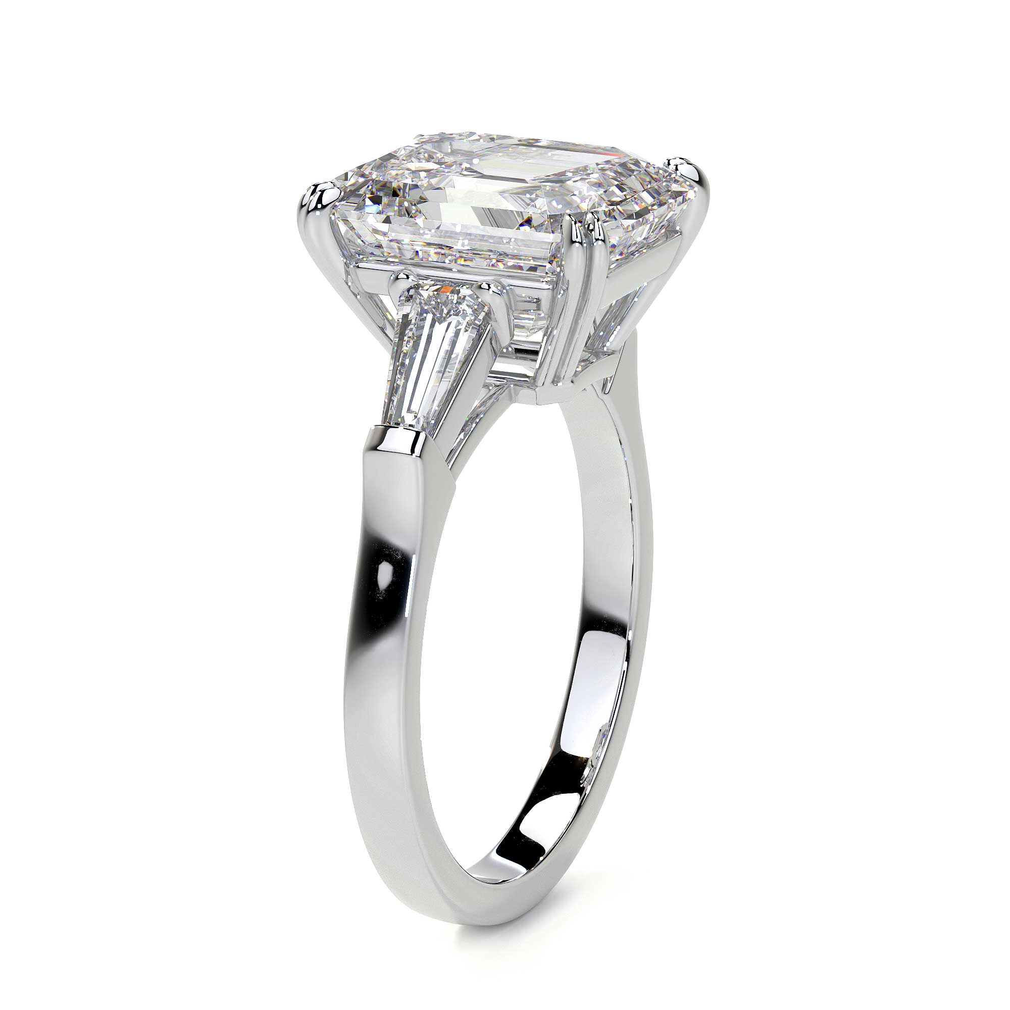 Emerald Cut Diamond Ring, 5 CT - Rings - Leviev Diamonds