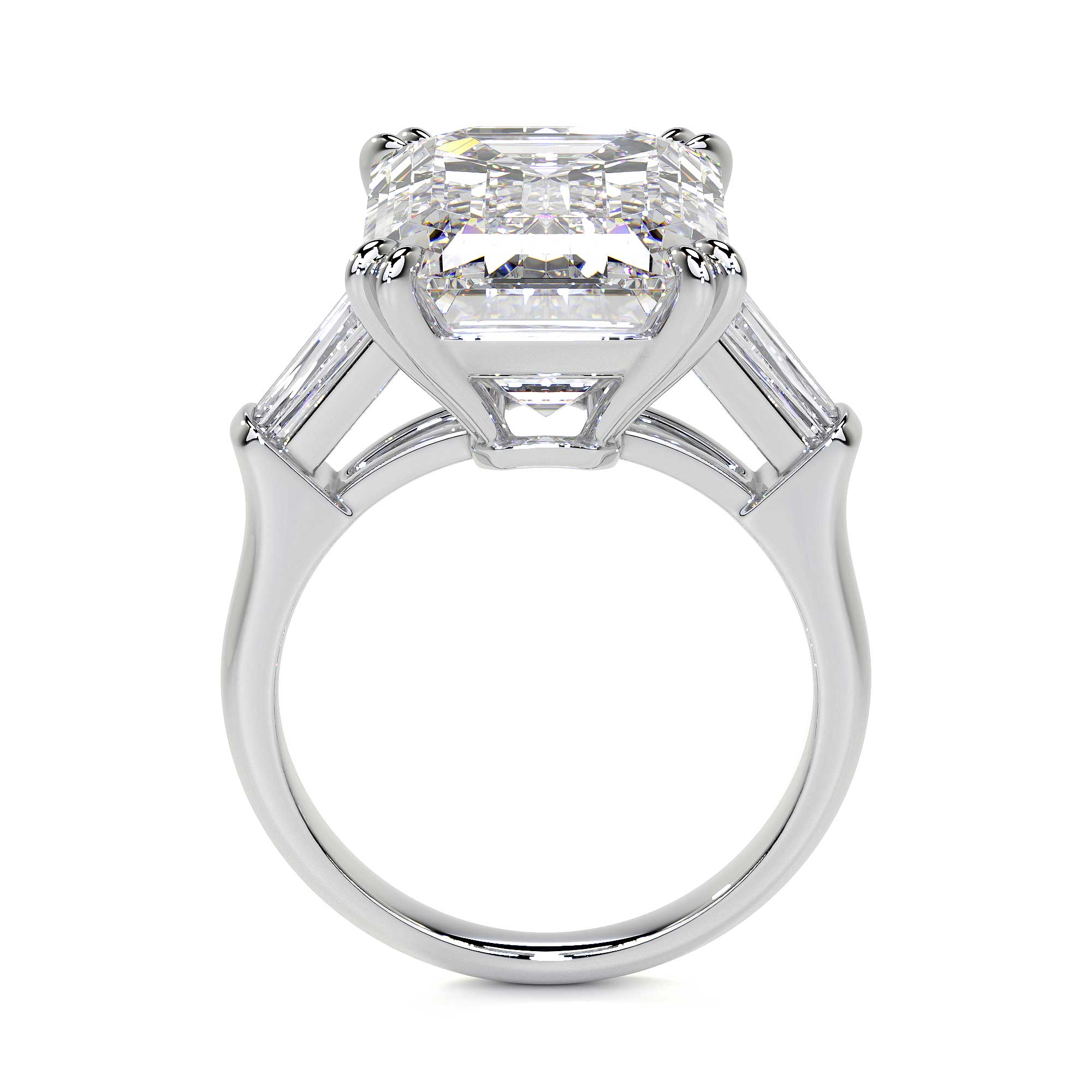 Emerald Cut Diamond Ring, 8 CT - Rings - Leviev Diamonds