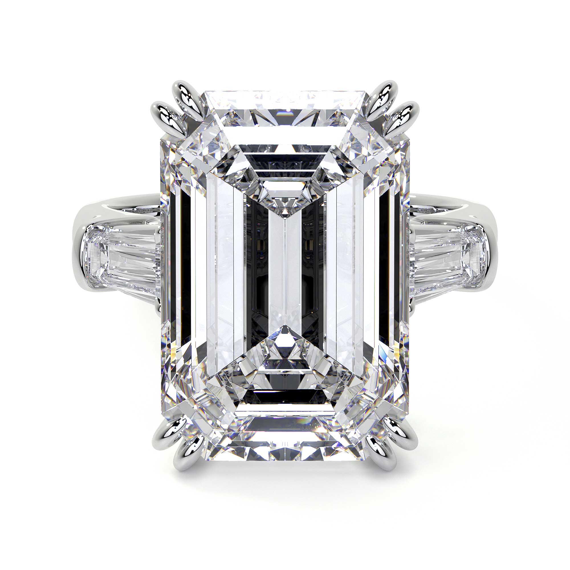 Emerald Cut Diamond Ring, 8 CT - Rings - Leviev Diamonds
