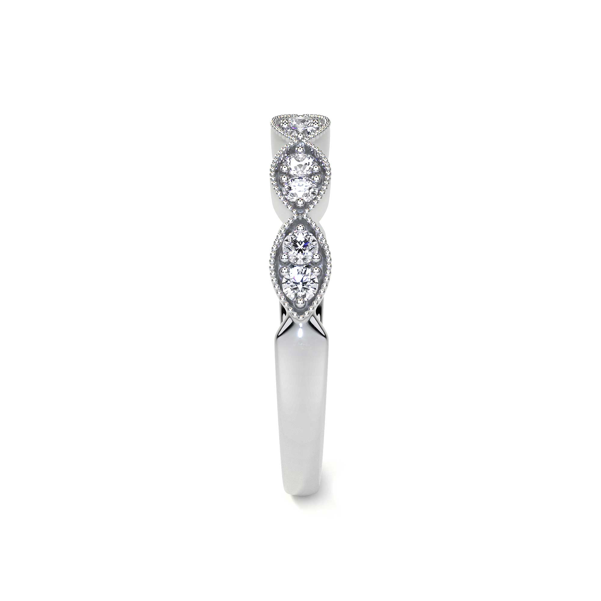 Oval Stackable Ring - Rings - Leviev Diamonds