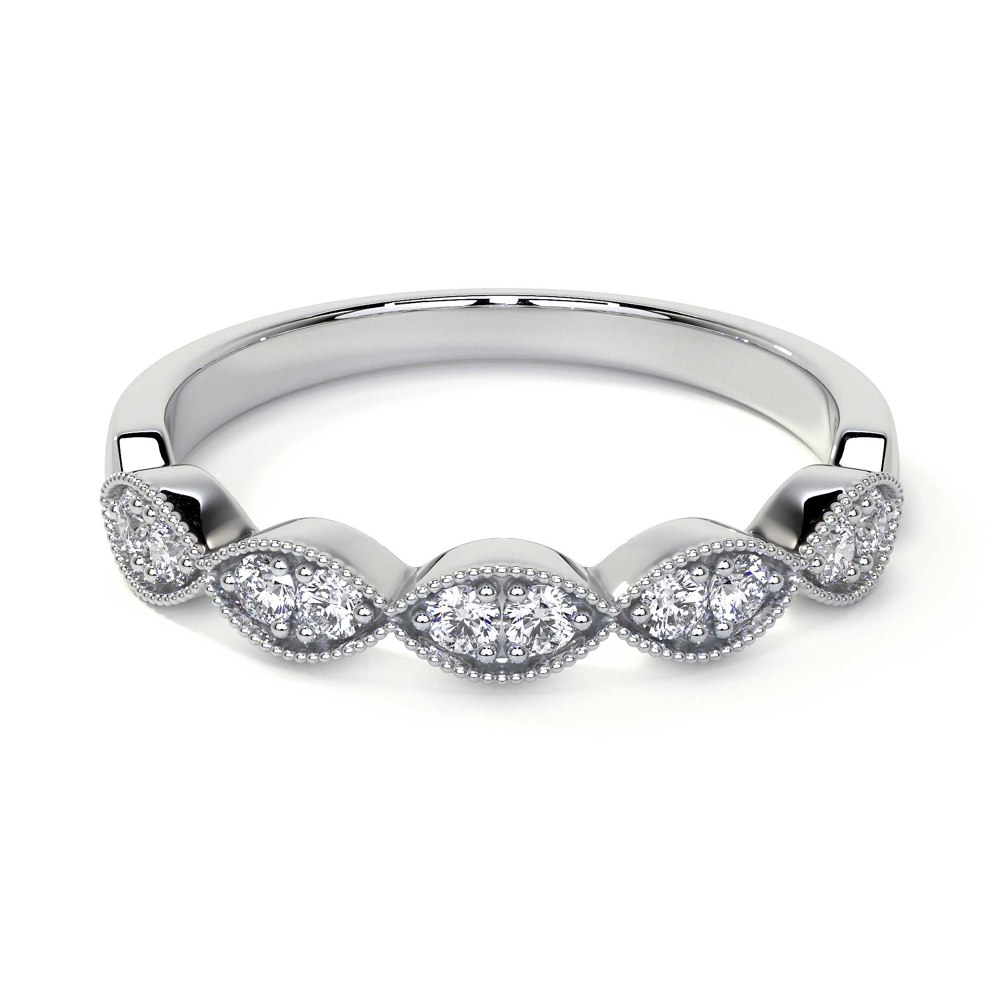 Oval Stackable Ring - Rings - Leviev Diamonds