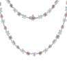 Pink & White Diamond Necklace - Necklaces - Leviev Diamonds
