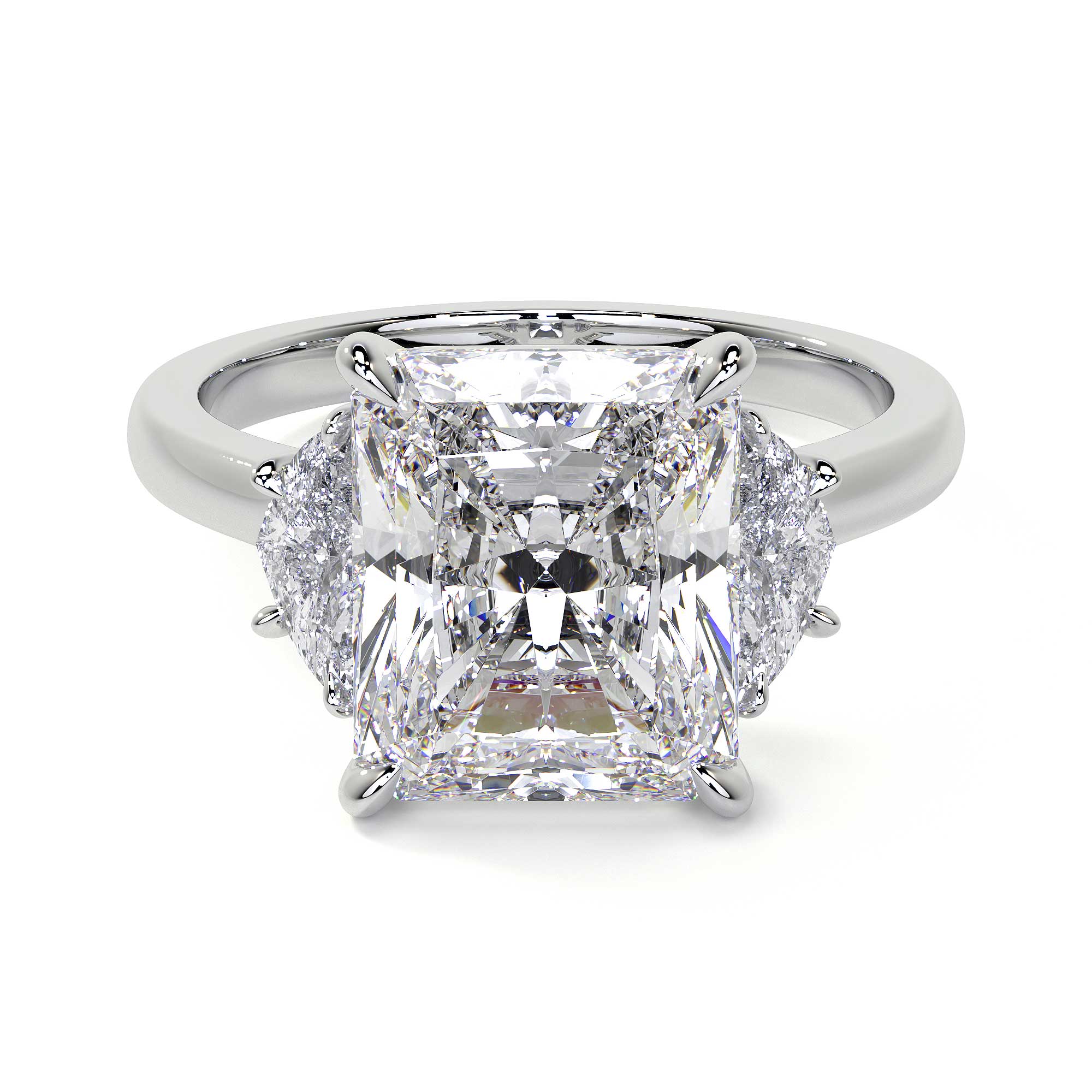 Radiant Cut Diamond Ring, 4 CT