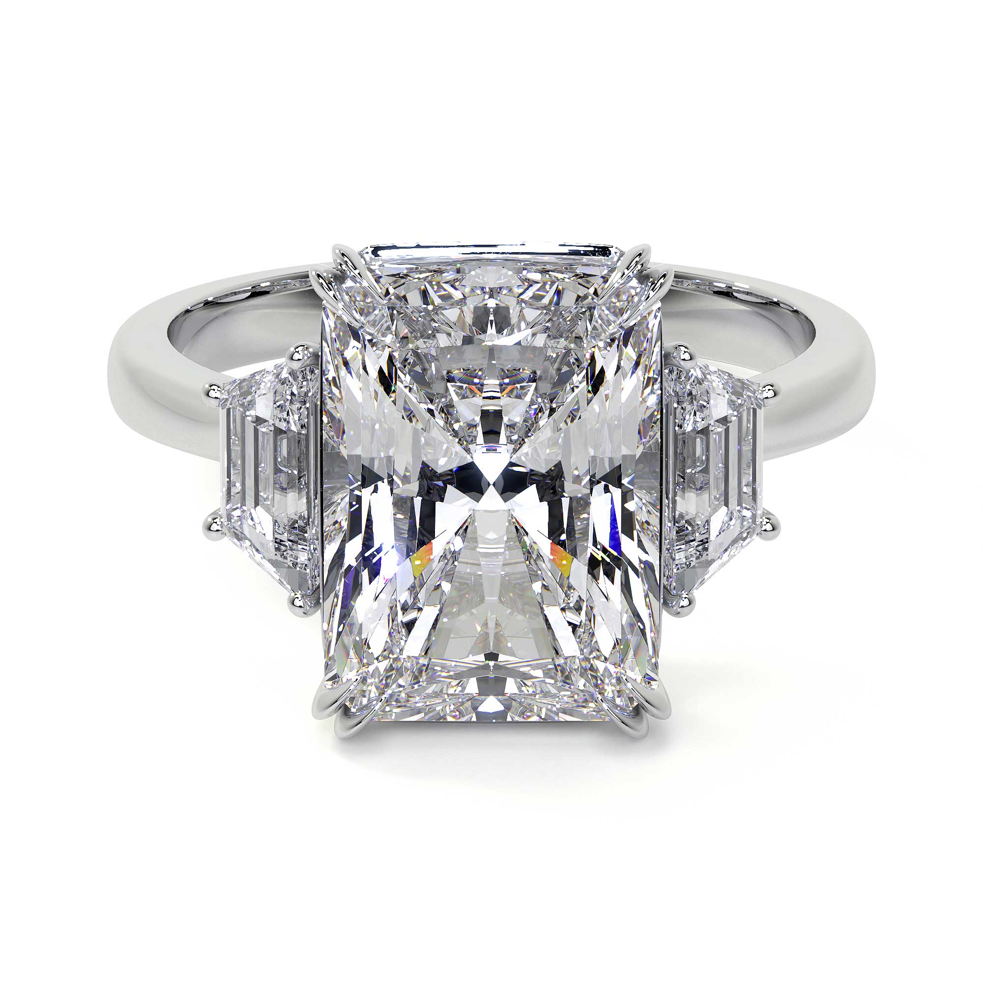 Radiant Cut Diamond Ring, 5 CT - Rings - Leviev Diamonds