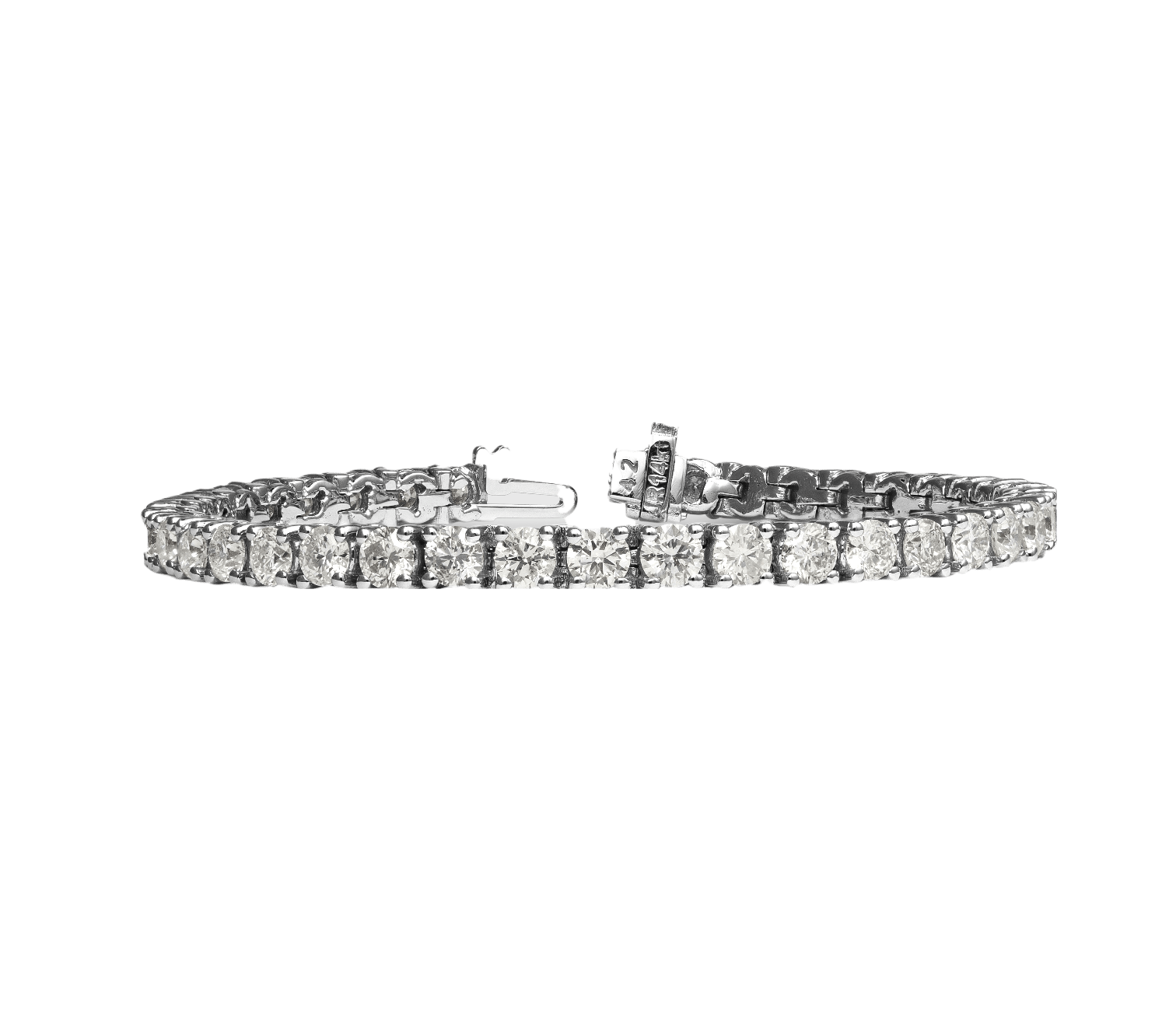 Tennis bracelet 10 on sale carat