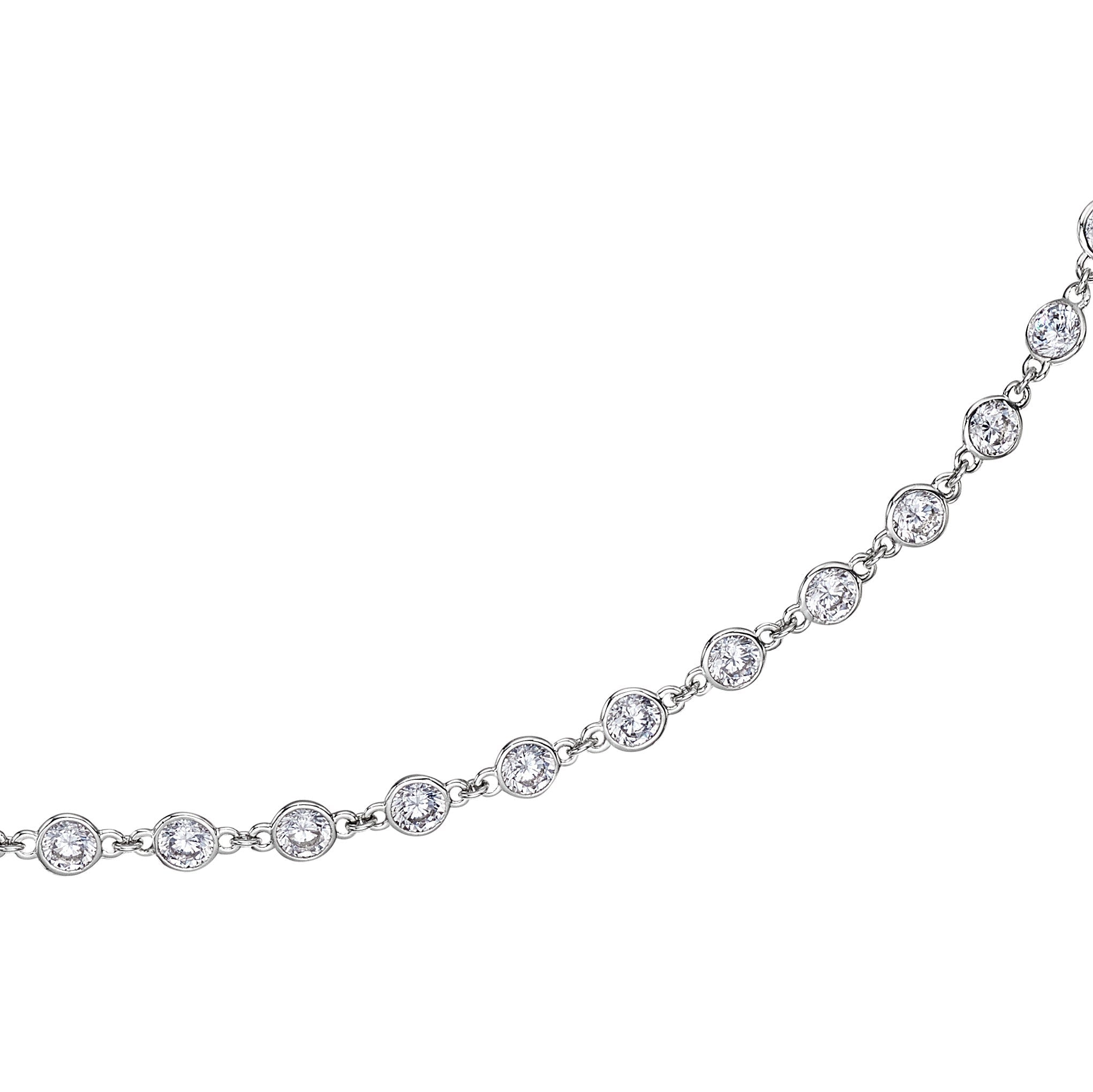 '101' Diamond by the Yard Necklace in White Gold, 25 CT Leviev Necklaces Necklaces