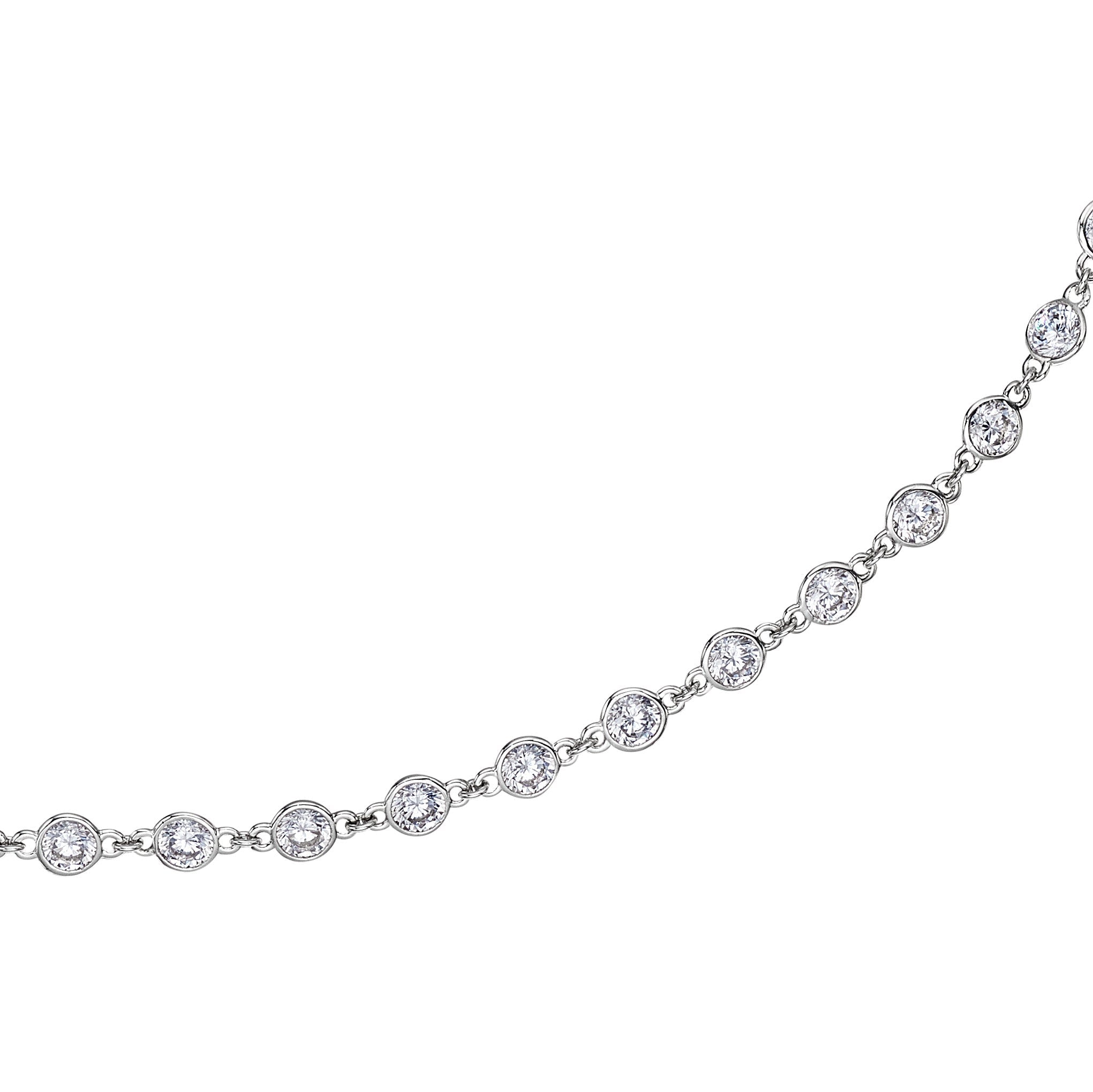 '101' Diamond by the Yard Necklace in White Gold, 25 CT - Necklaces - Leviev Diamonds