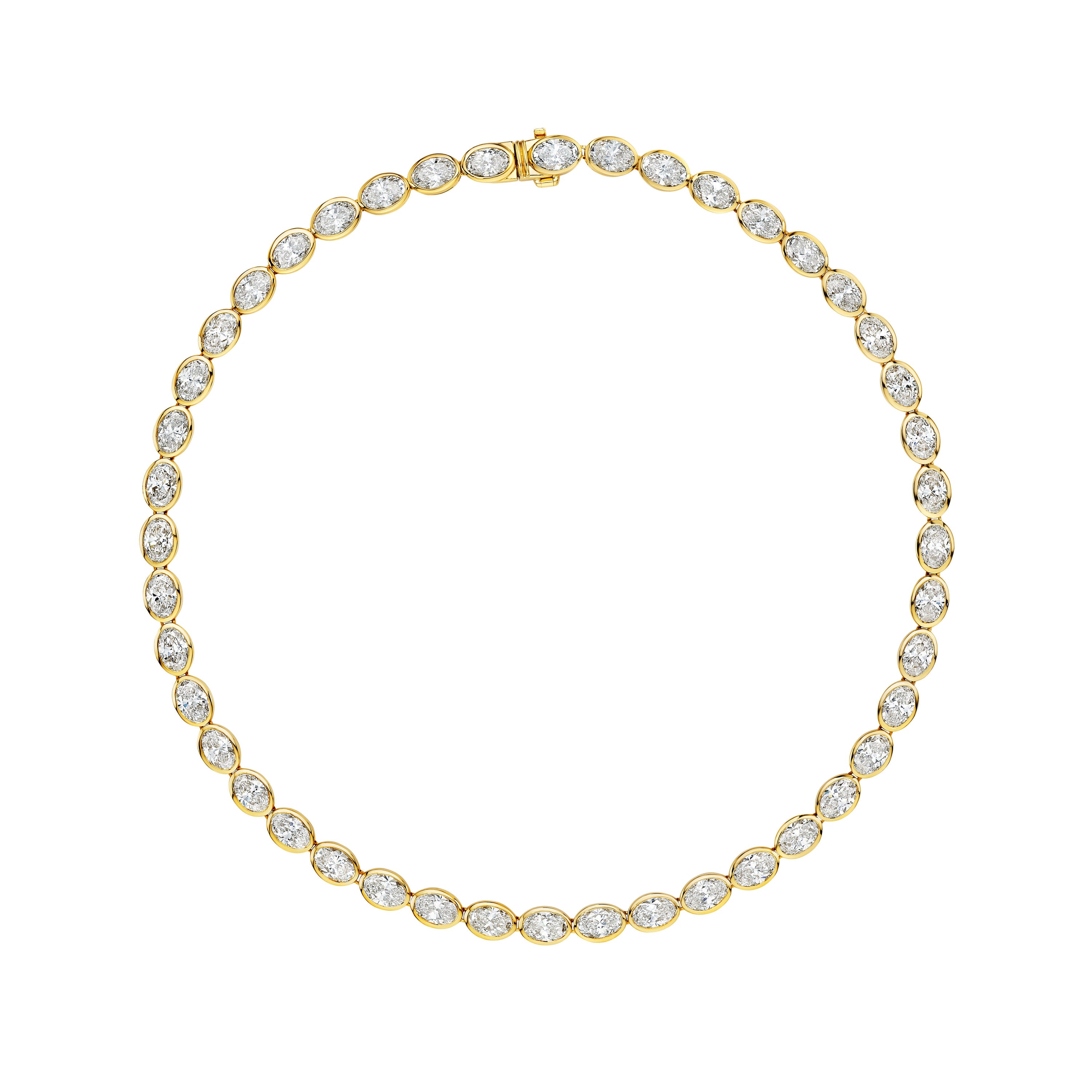 'Starlit Majesty' 14K Yellow Gold Diamond Necklace, 46.95 CT