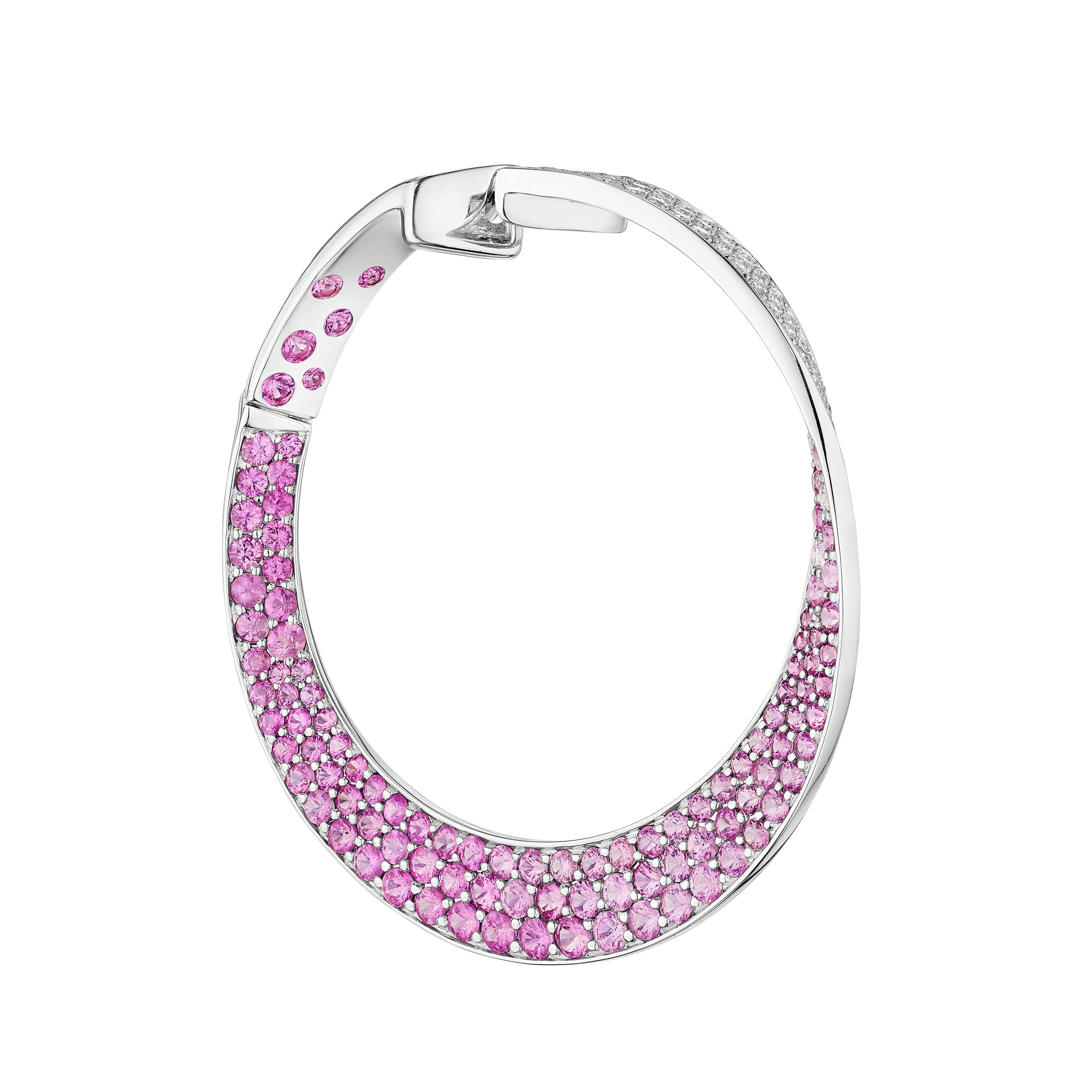 'Sovereign Gleam' 18K White Gold Diamond Earrings, 8.88 CT