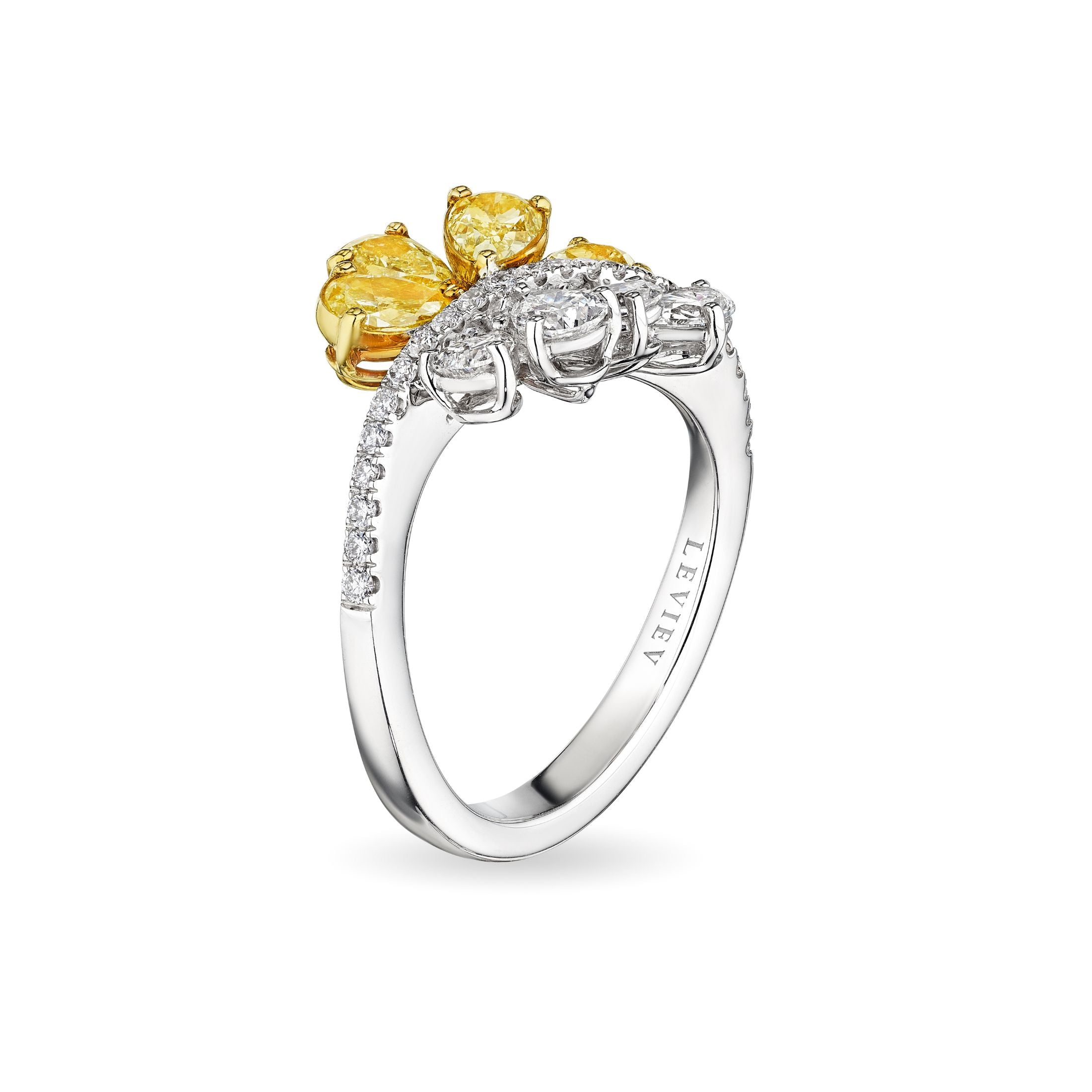Alouette 1.96 Carat Diamond Ring in 18K White Gold