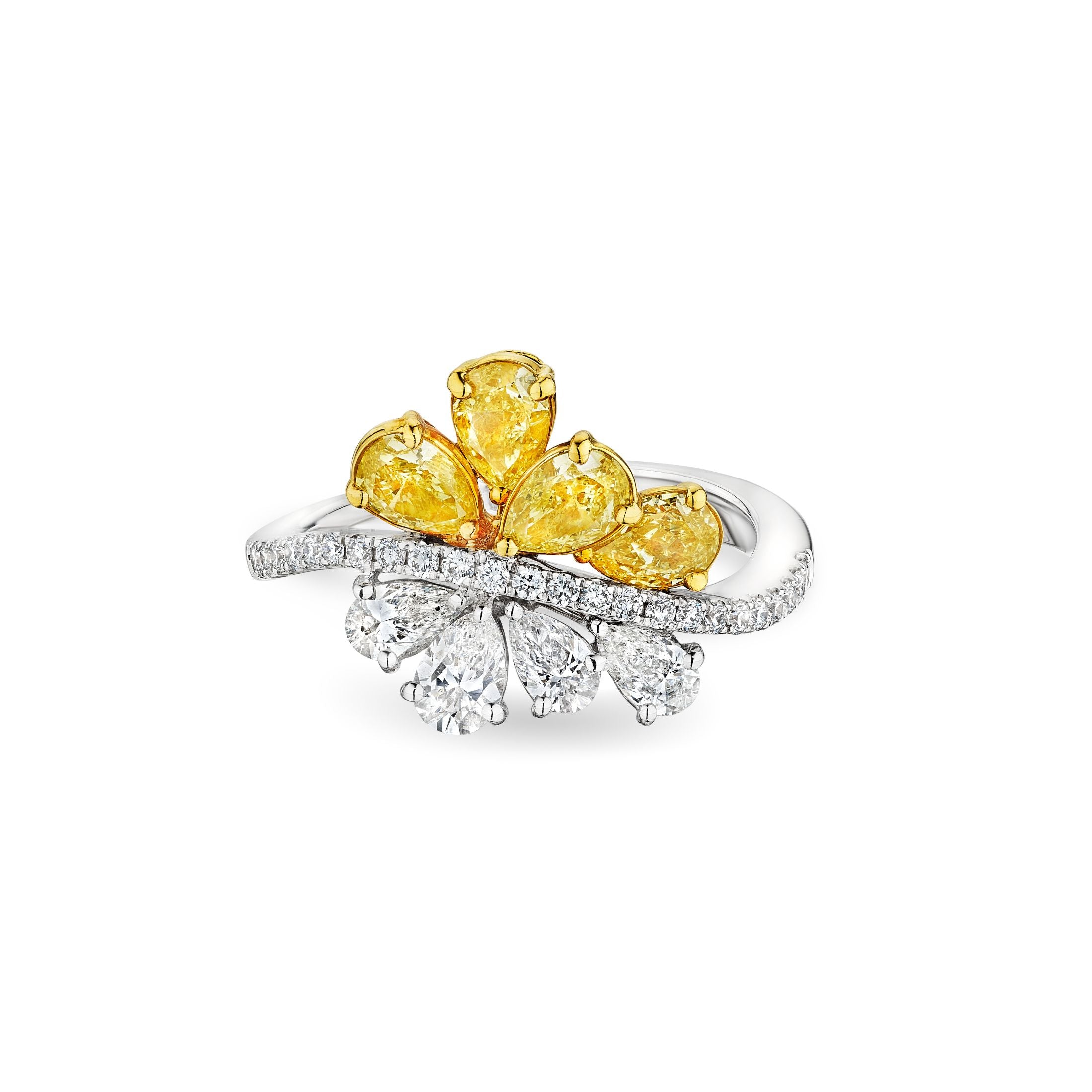 Alouette 1.96 Carat Diamond Ring in 18K White Gold