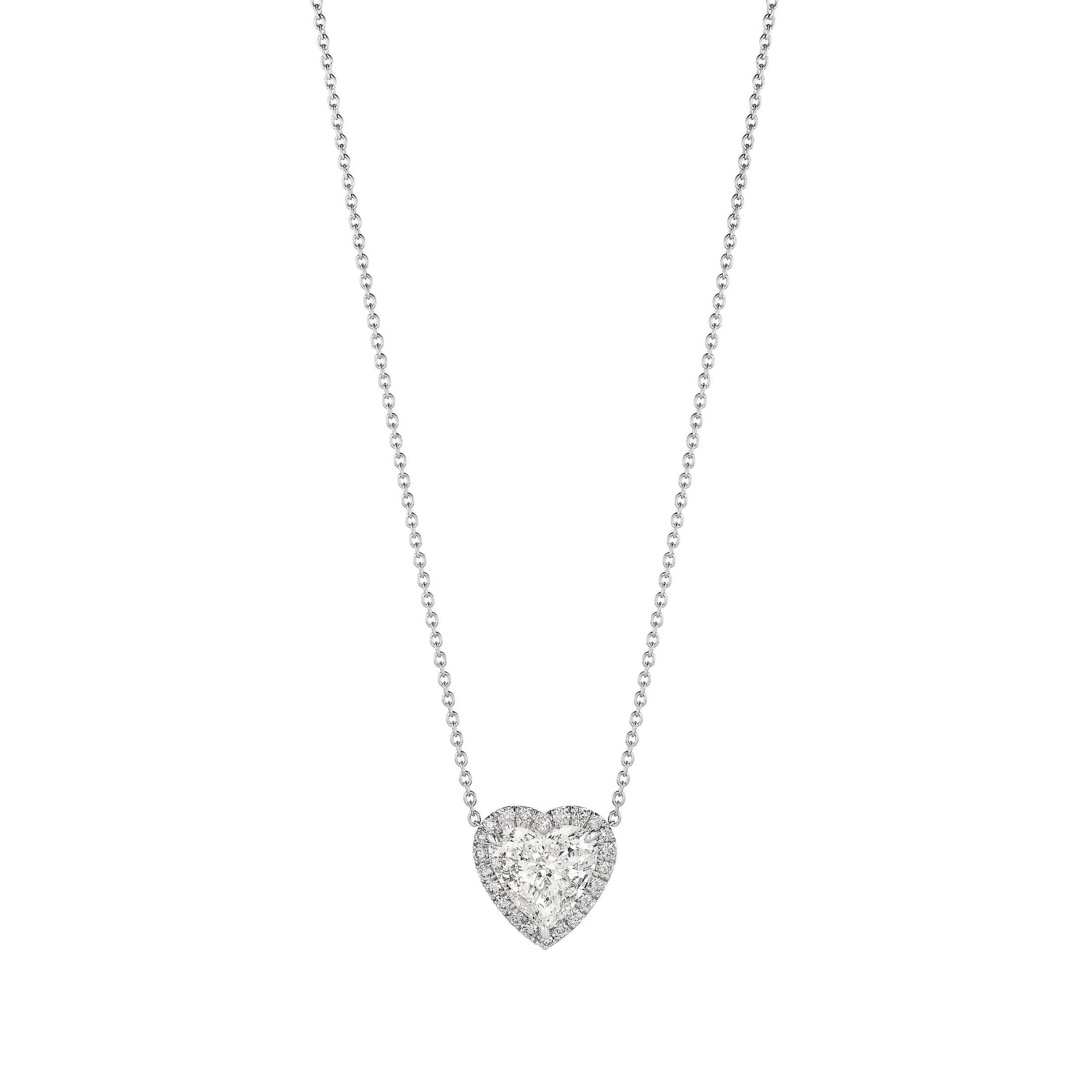 Alveron Heart 4.21 Carat Diamond Necklace in Platinum Leviev Necklaces Chain Necklace, Diamond, Diamond & Platinum, Diamond & Platinum Necklace, Diamond Heart Necklace, Diamond Heart Pendant Necklace, Diamond Necklace, Everyday Jewelry, Everyday Luxury Jewelry, Everyday Necklace, Fine Jewelry, Heart Diamond, Heart Necklace, Heart Shape, High Jewelry, Layering Necklace, Leviev, Leviev Necklace, Luxury Heart Necklace, Natural Diamond, Natural Diamond Necklace, Natural Diamonds, Necklaces, Platinum