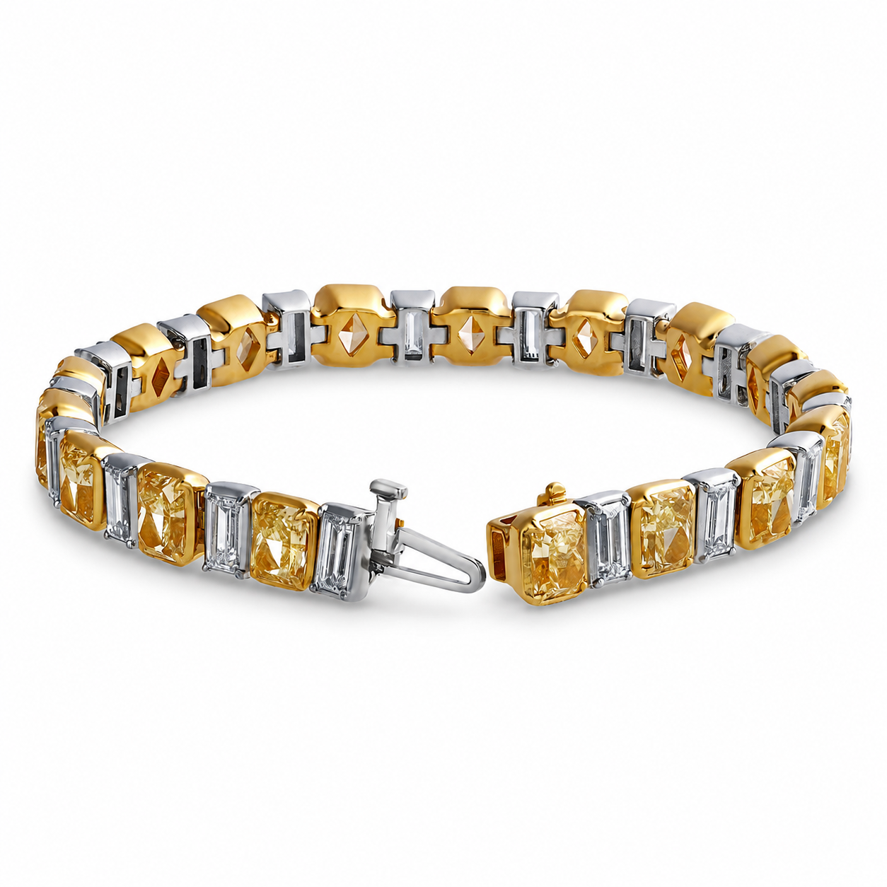 Argyle 25.93 Carat Diamond Bracelet in 18K White Gold & Platinum