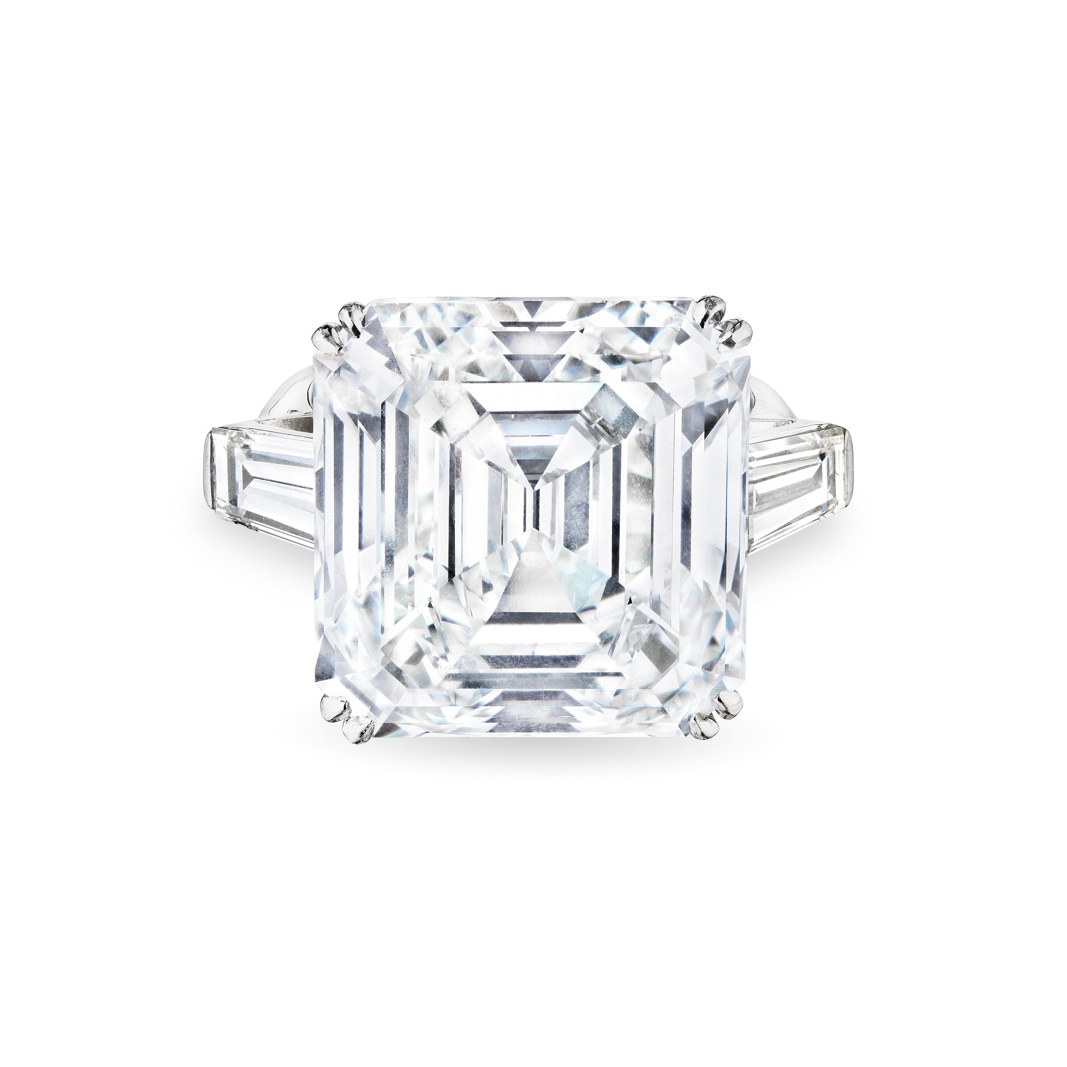 Asscher Cut Diamond Ring, 22 CT Leviev Rings Asscher, High Jewelry, Rings Leviev 