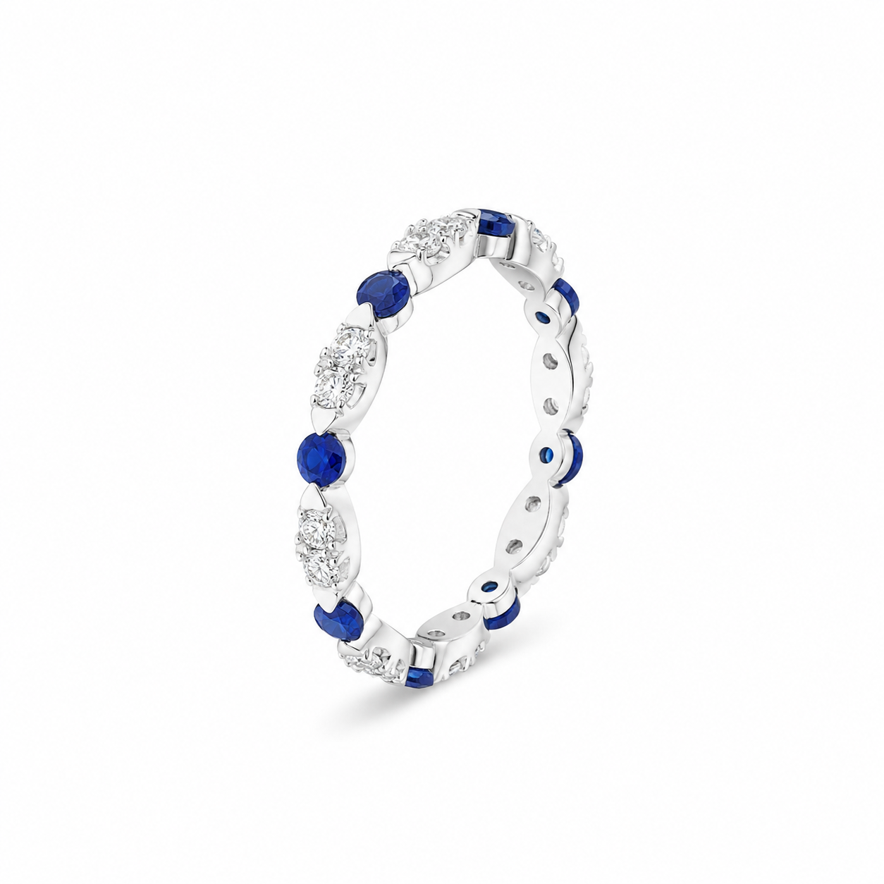 Azure Crown 1.20 Carat Diamond Ring in 18K White Gold