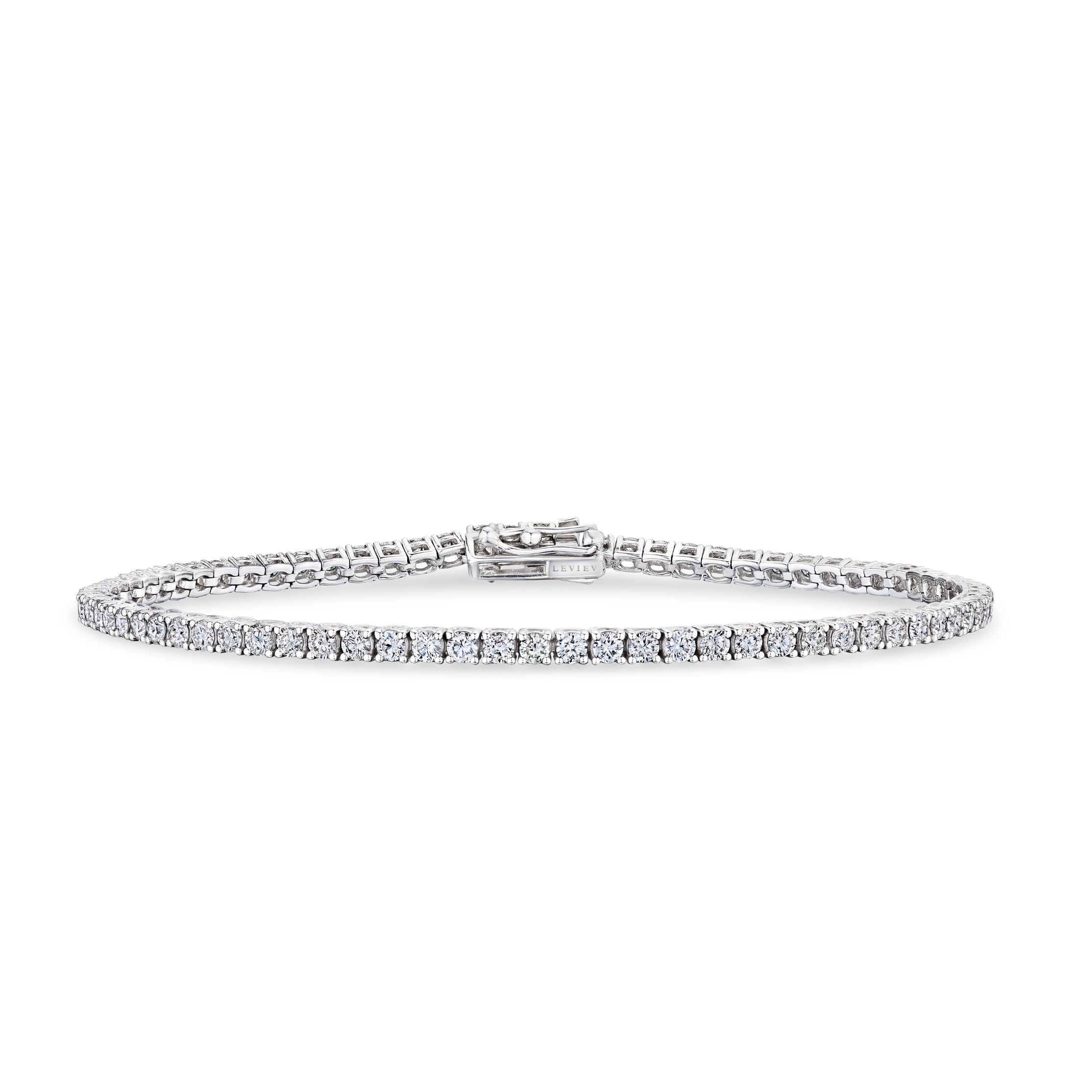 Luce Infinita 2.65 Carat Diamond Tennis Bracelet in 14K White Gold