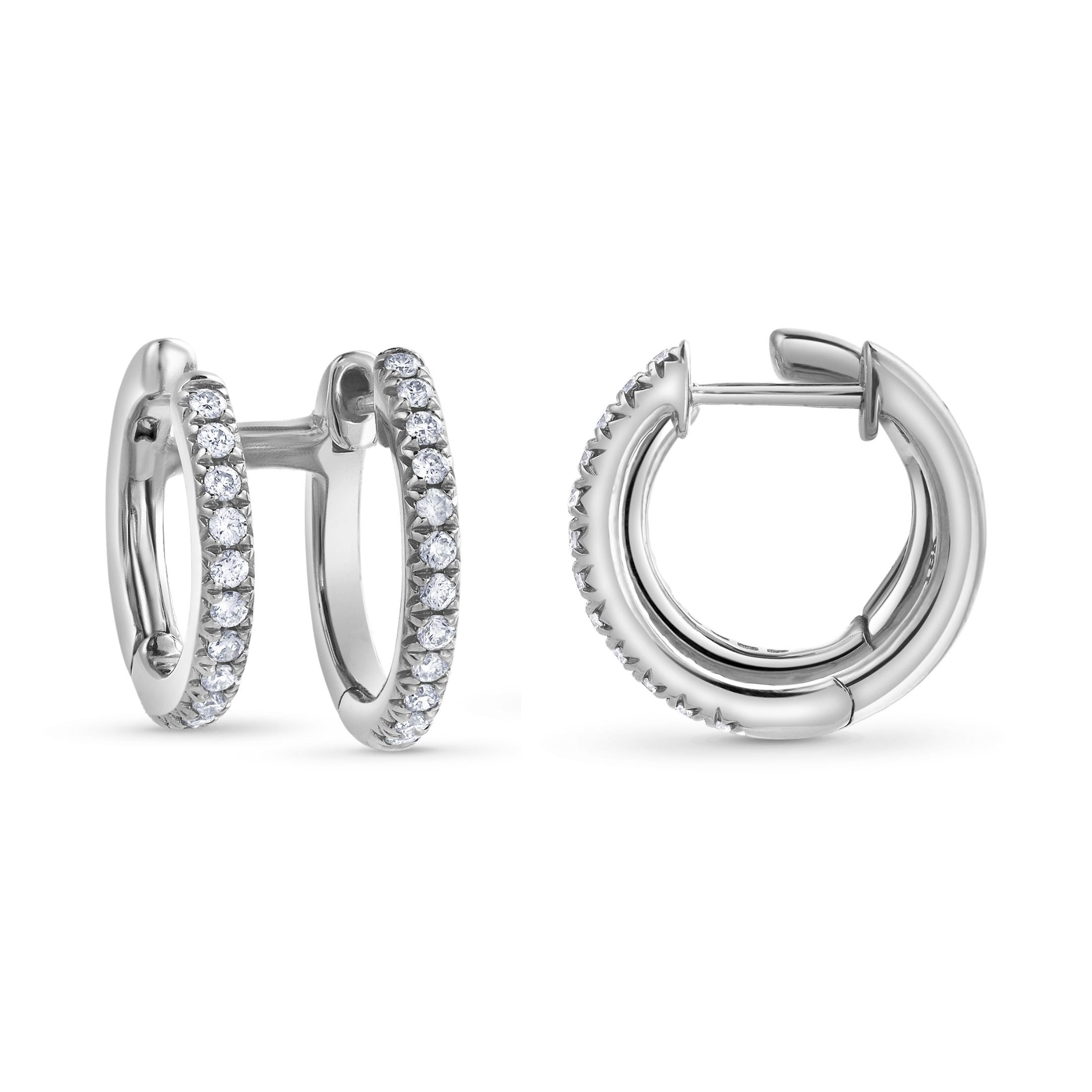 Bonded Hoop Earring in 18K Gold Leviev Earrings Earrings, Leviev, Leviev Earrings, Leviev Signature Leviev 