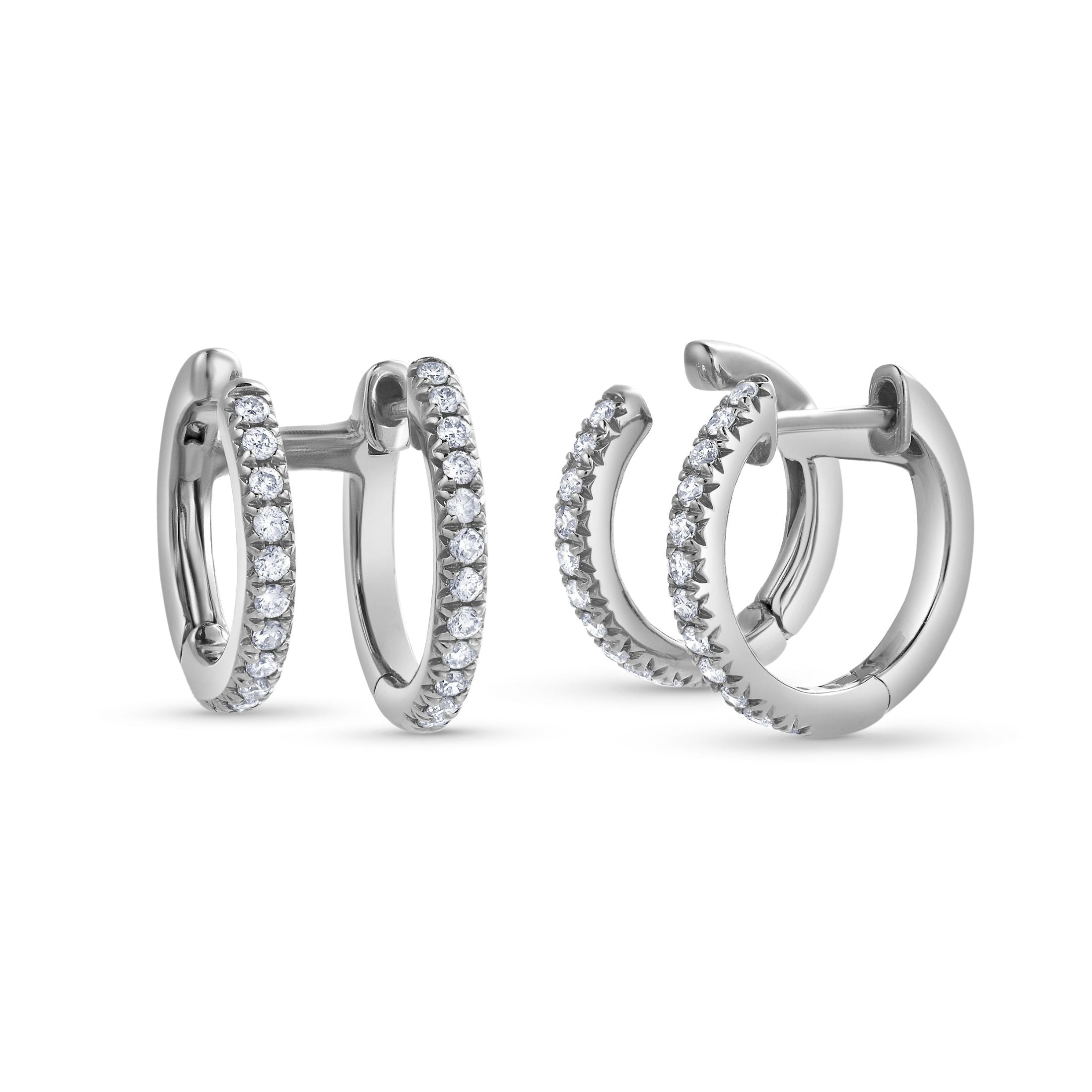 Bonded Hoop Earring in 18K Gold Leviev Earrings Earrings, Leviev, Leviev Earrings, Leviev Signature Leviev 