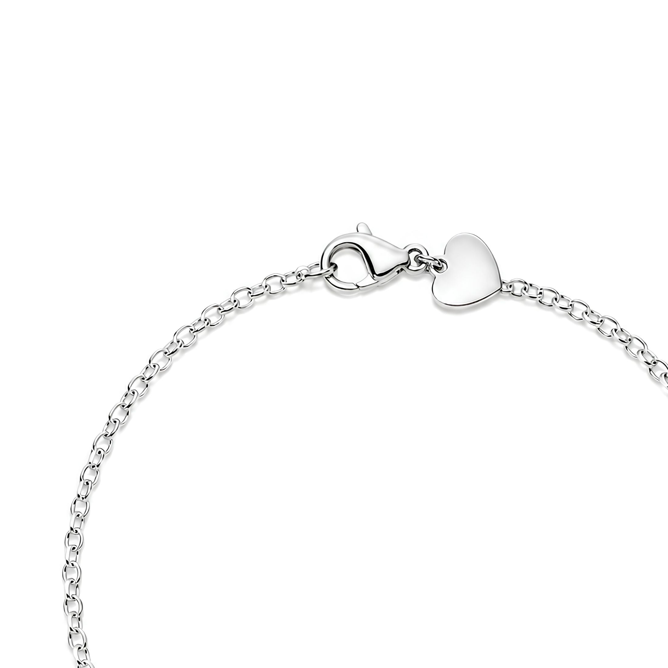 Cassiel Heart 0.85 Carat Diamond Pendant Necklace in 18K White Gold
