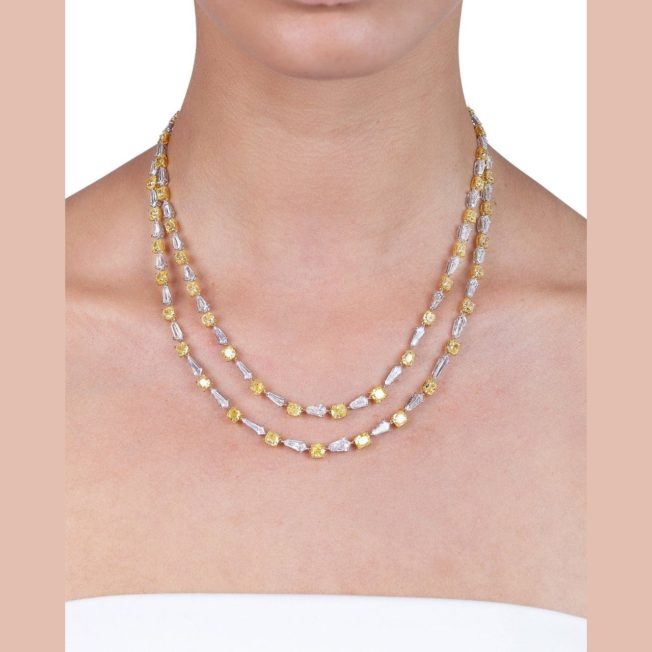 'Celeste Élan' Diamond Necklace Leviev Necklaces Leviev 