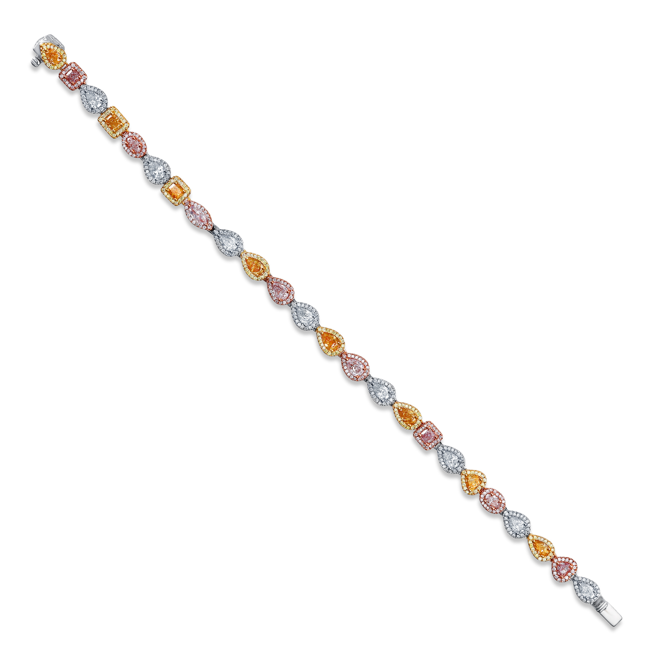Claro 4.92 Carat Diamond Bracelet Edition I in 18K White Gold