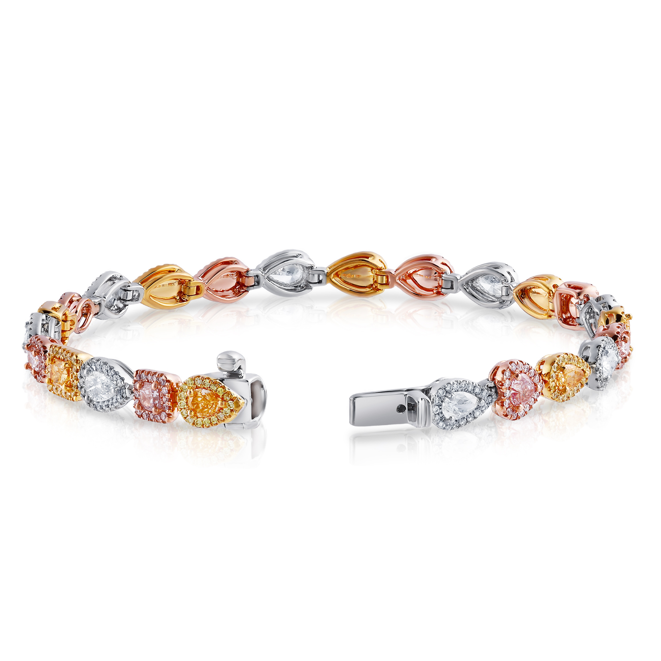 Claro 4.92 Carat Diamond Bracelet Edition I in 18K White Gold