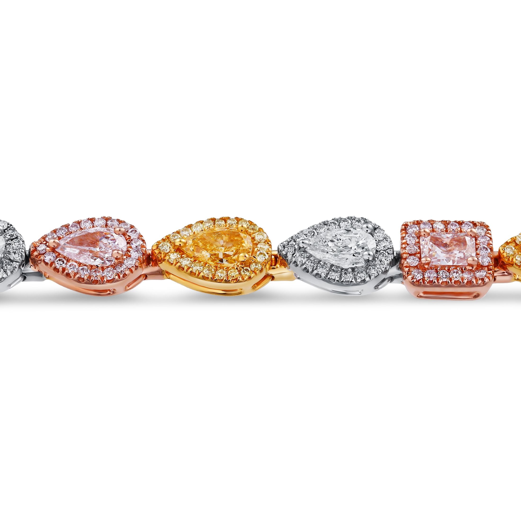 Claro 5.16 Carat Diamond Bracelet Edition 6 in 18K White Gold