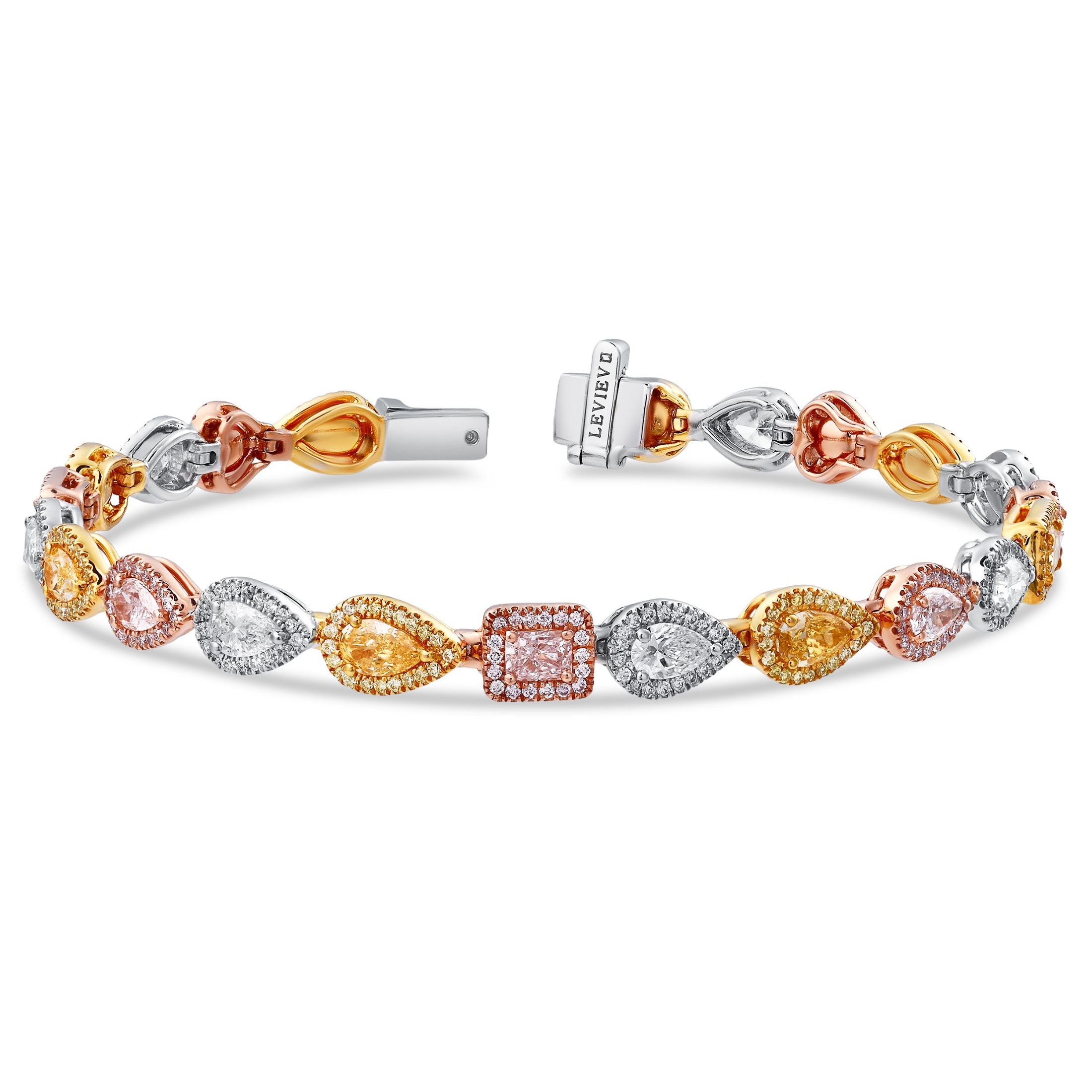 Claro 5.16 Carat Diamond Bracelet Edition 6 in 18K White Gold