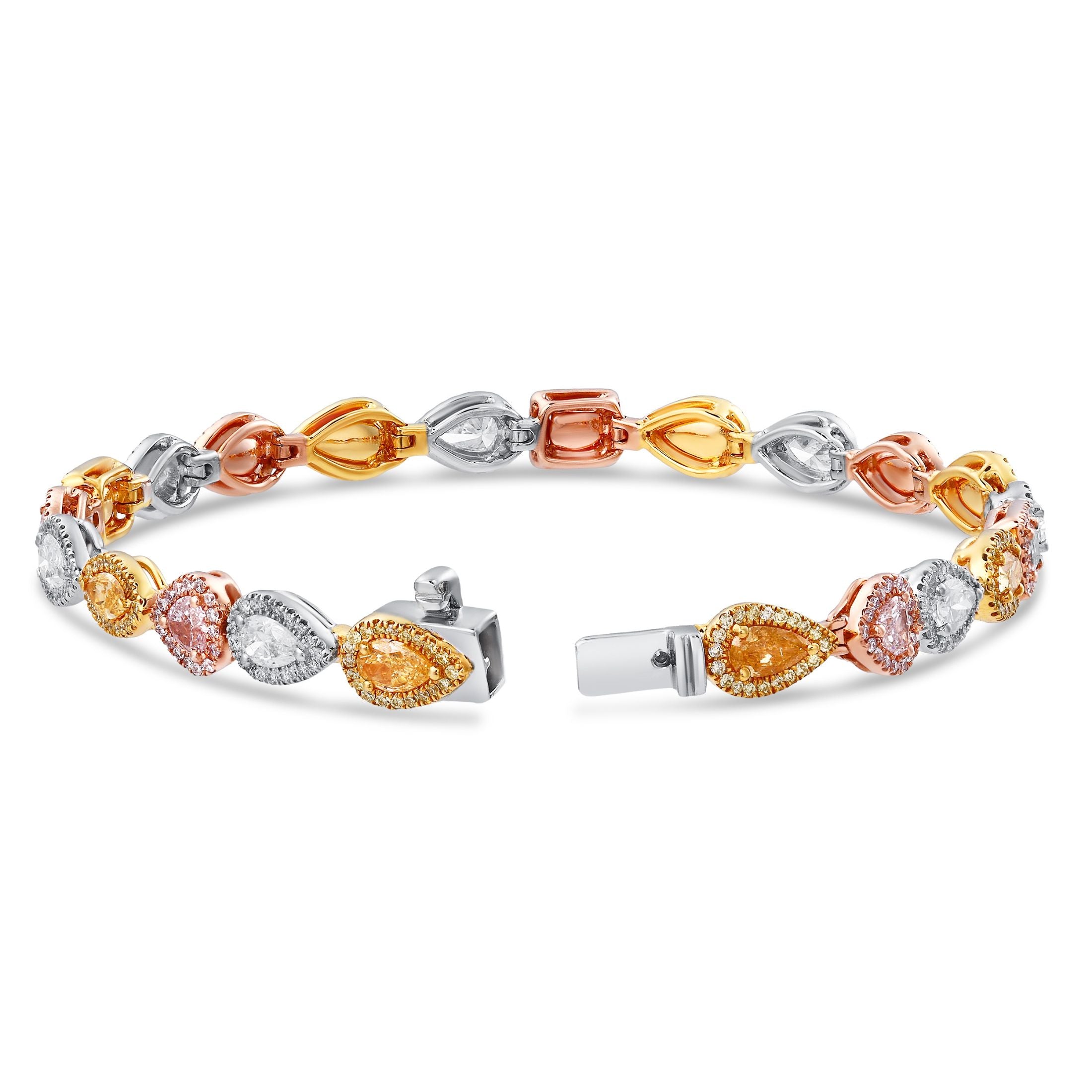 Claro 5.16 Carat Diamond Bracelet Edition 6 in 18K White Gold