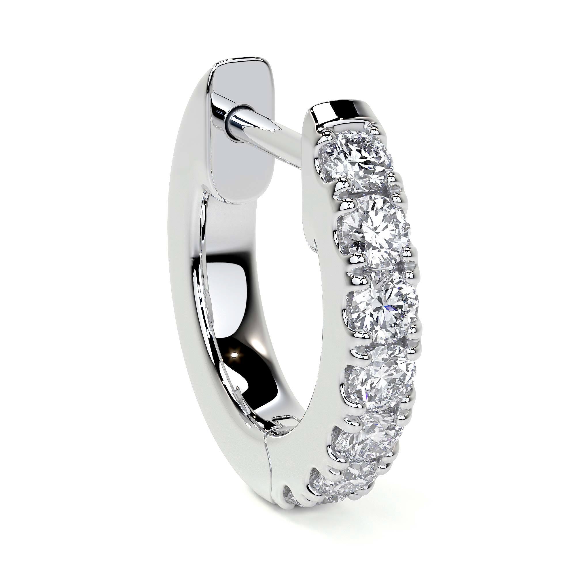 Diamond Hoop Earrings, 10MM, 0.17ct Leviev Earrings Leviev Signature Leviev 