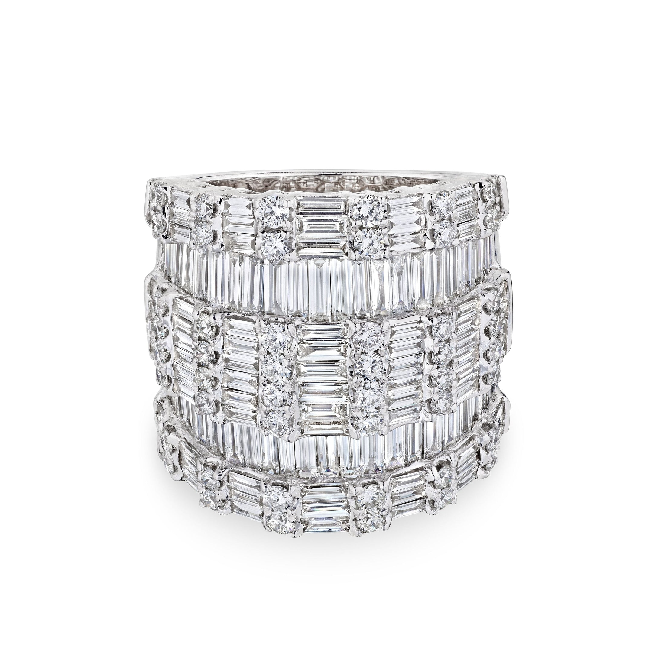 Echelon Radiant 4.28 Carat Diamond Ring in 18K White Gold Leviev Rings Leviev, Leviev Signature, Ring, Rings, Signature Leviev 