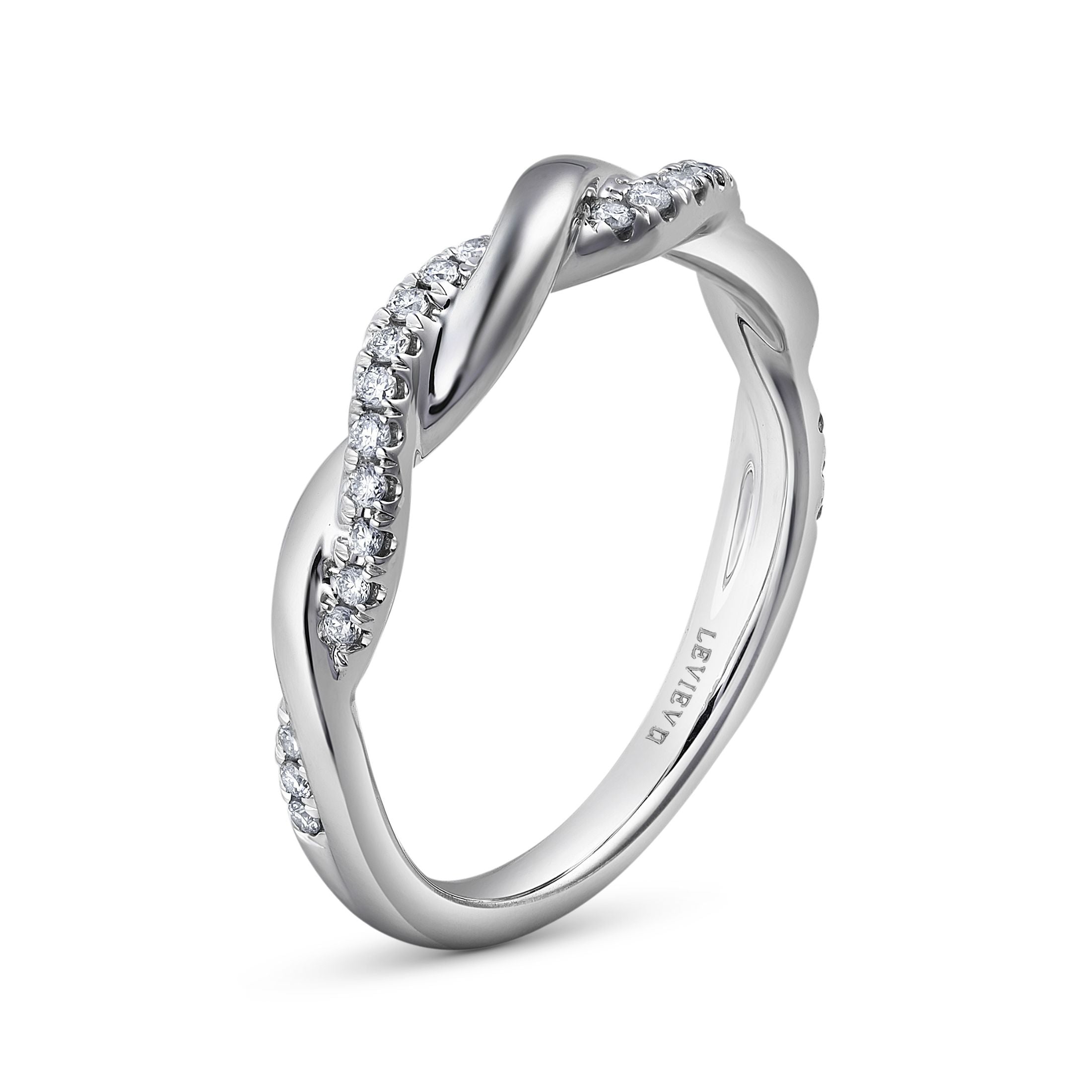Echo of Stars .15 Carat Diamond Ring in 18K White Gold