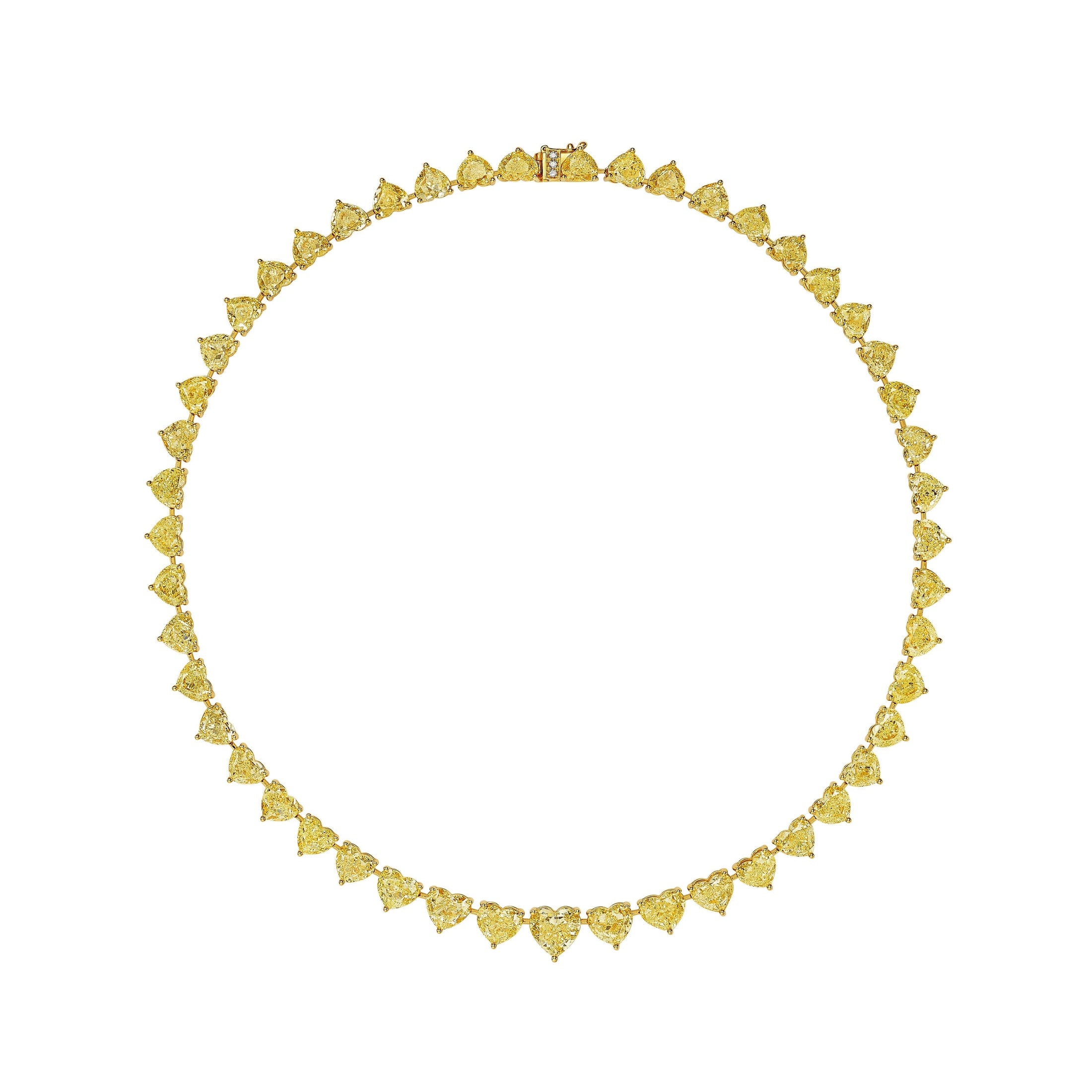 ‘Golden Elysium’ Radiant Link Diamond Necklace Leviev Necklaces Leviev 