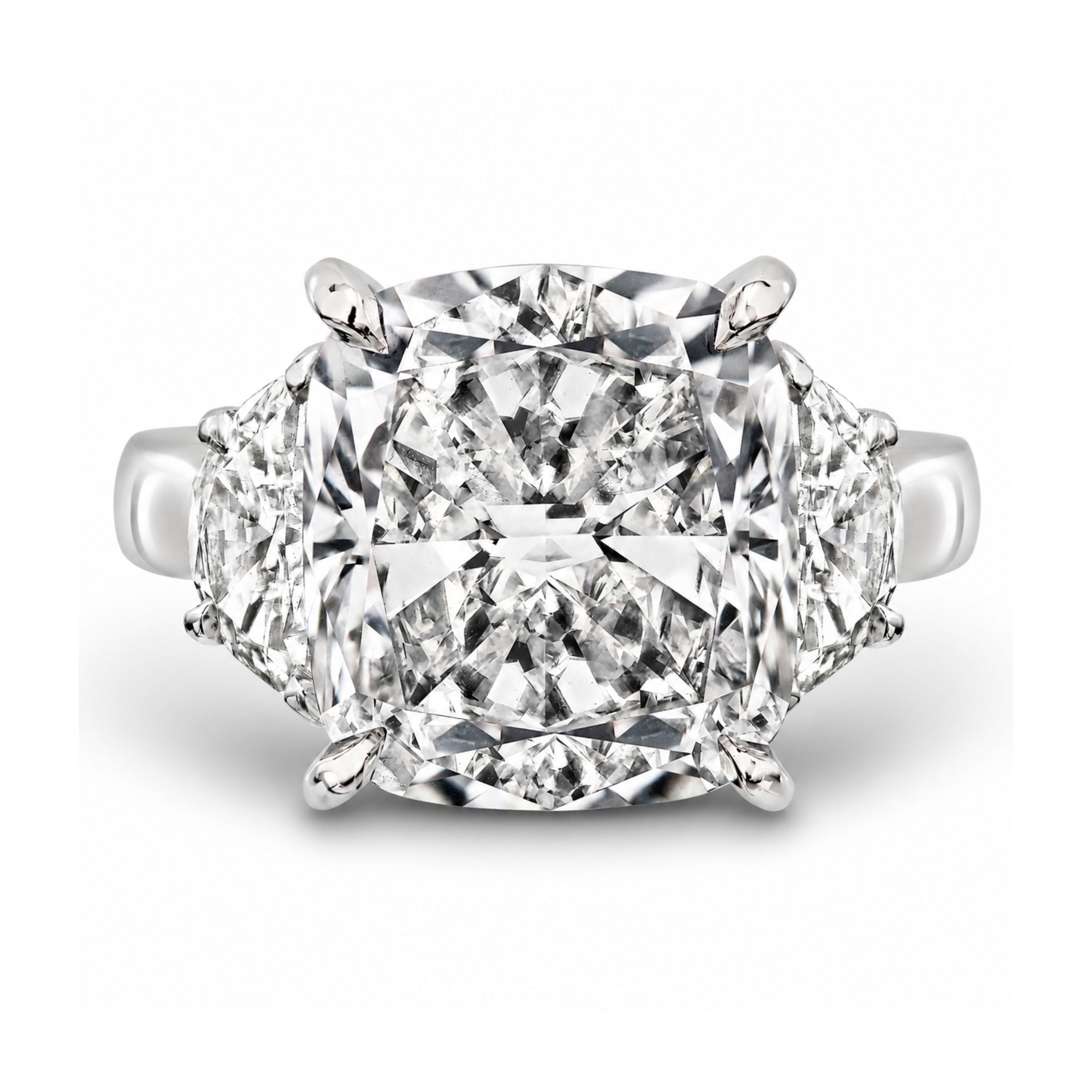 Hallstatt 5.70 Carat Cushion Cut Diamond Ring in Platinum
