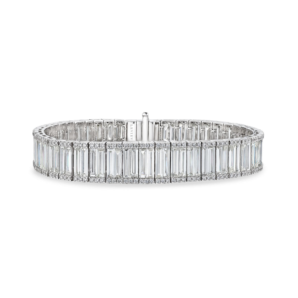 Isla 35.42 Carat Diamond Bracelet in 14K White Gold Leviev Bracelets 18k White Gold, Bracelet, Bracelets, Diamond Bracelet, Everyday Bracelet, Isla, Isla Bracelet, Leviev, Leviev Bracelet, White Gold, White Gold & Diamond, White Gold & Diamond Bracelet, White Gold Bracelet Leviev 