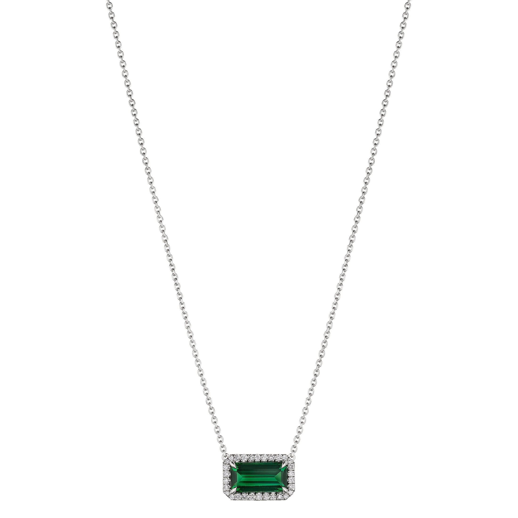 Jellia 3.50 Carat Emerald Pendant Necklace in Platinum Leviev Necklaces Chain Necklace, Color Diamond, Colored Diamond, Colored Diamond Necklace, Diamond, Diamond & Platinum, Diamond & Platinum Necklace, Diamond Necklace, Emerald, Emerald Cut, Emerald Cut Diamond, Emerald Necklace, Everyday Jewelry, Everyday Luxury Jewelry, Everyday Necklace, Leviev, Leviev Necklace, Leviev Signature, Necklaces, Pendant Necklace, Signature, Women's Jewelry, Women's Necklace Leviev 